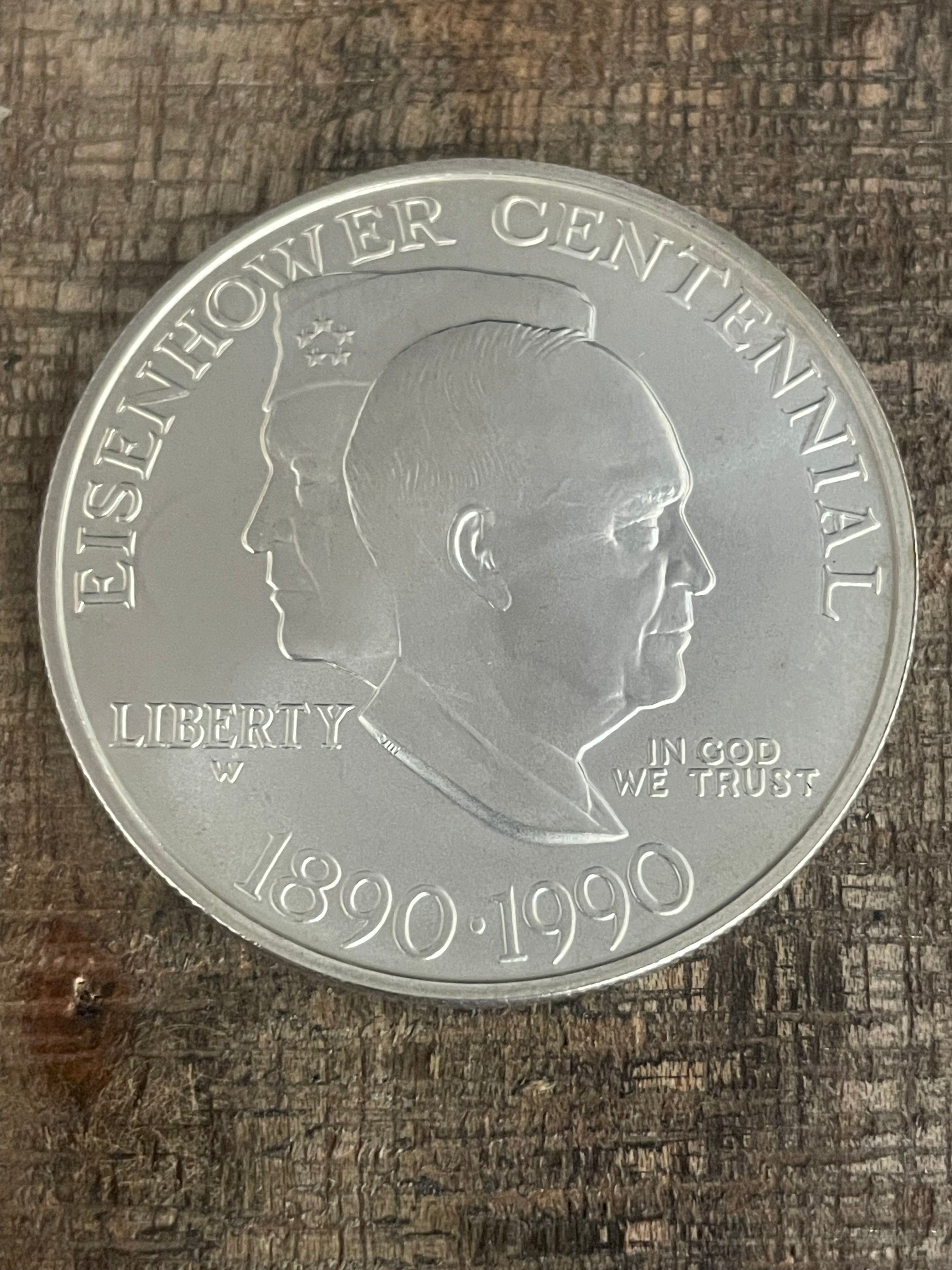 1990 アイゼンハワー センテニアル 銀貨