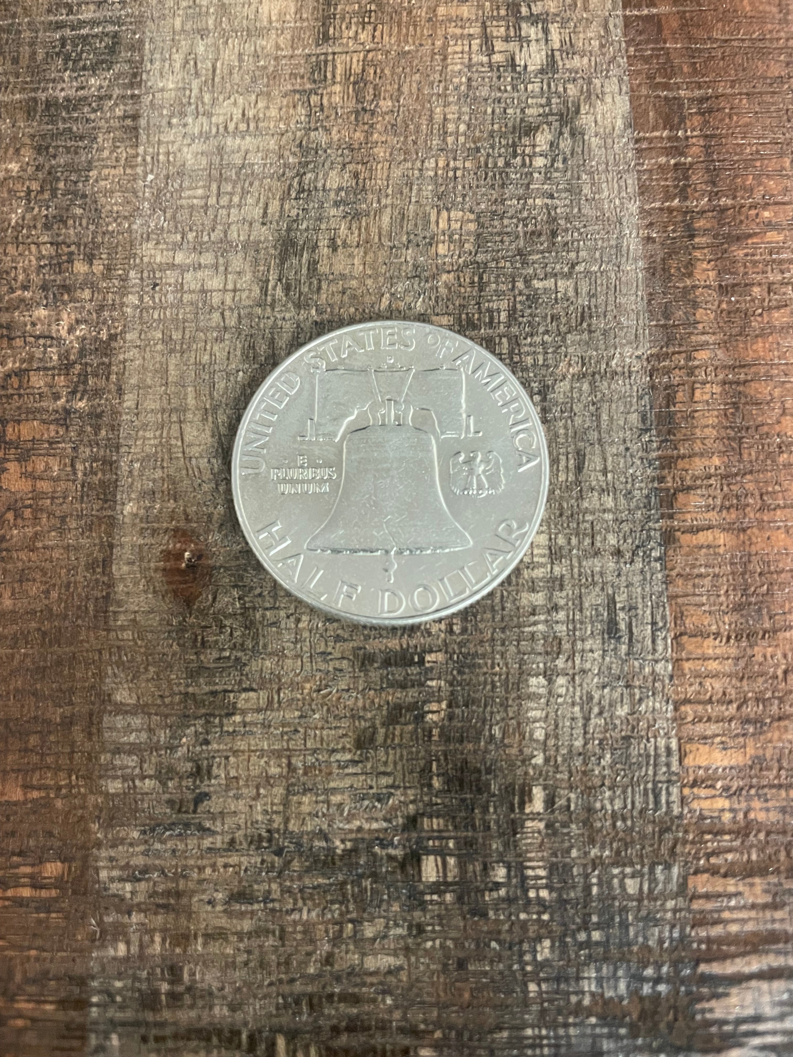 1962-D 50C US Franklin Half Dollar