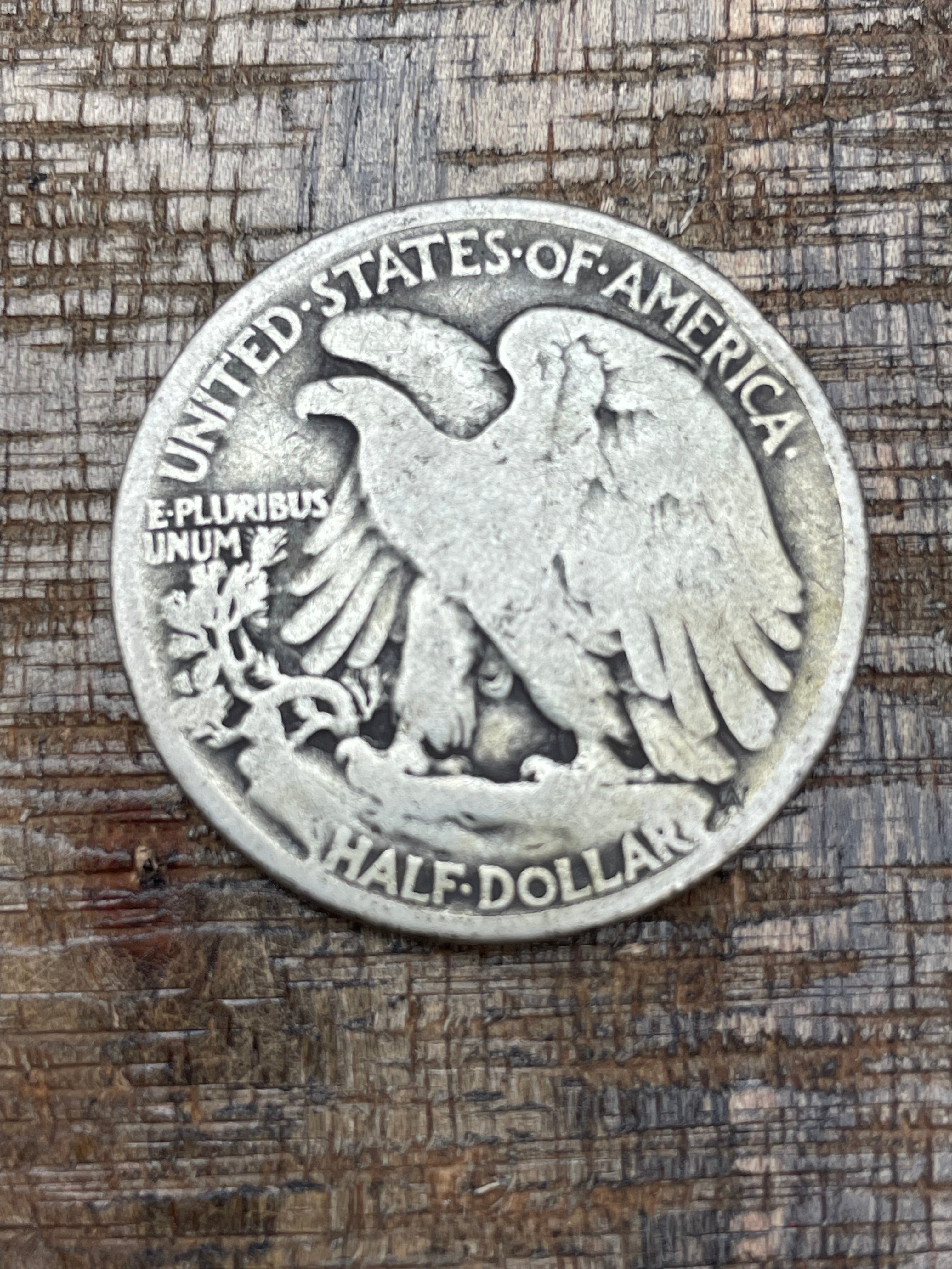 1920 50C US Walking Liberty Half Dollar