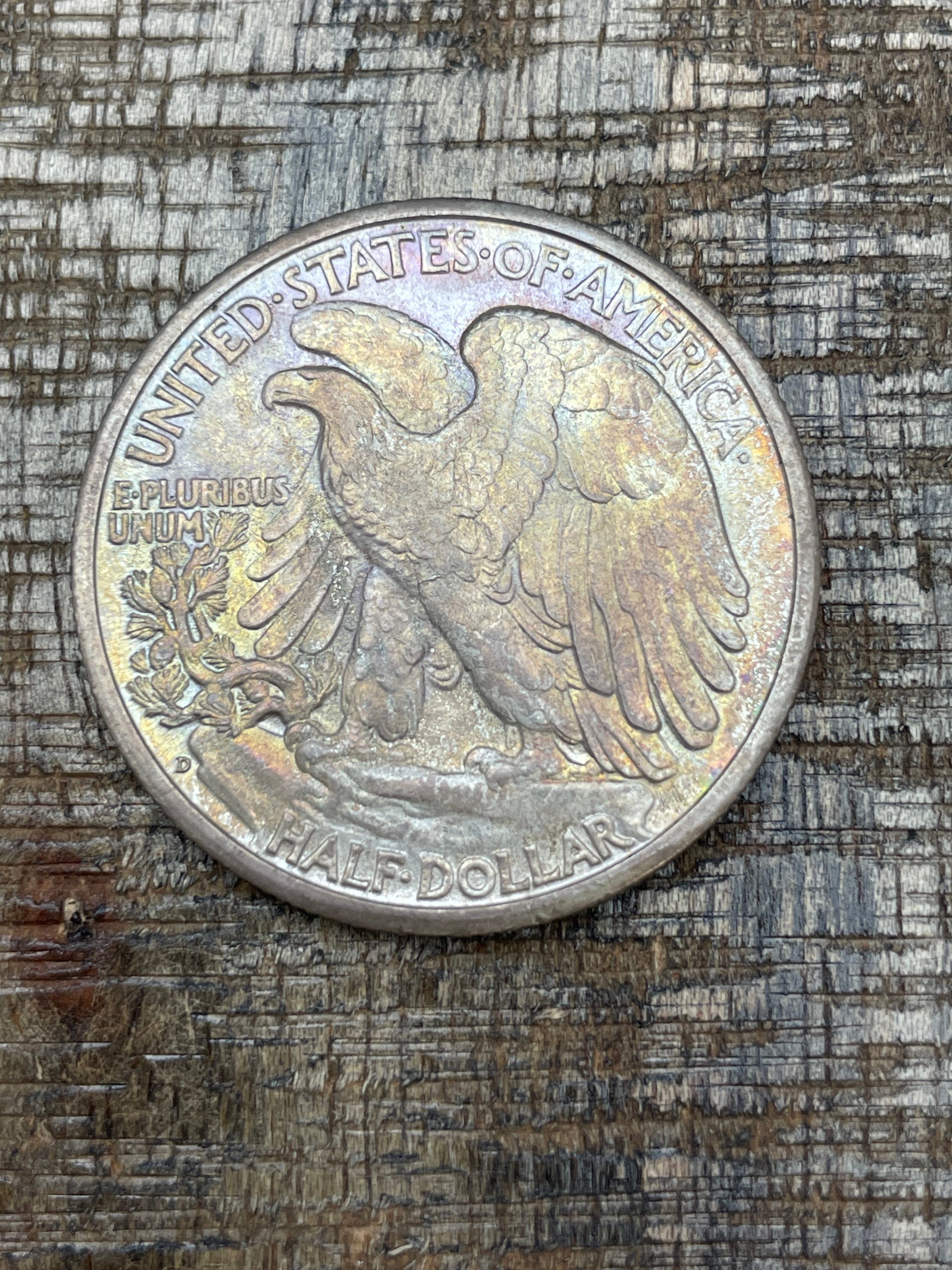 1945-D 50c Walking Liberty Half Dollar