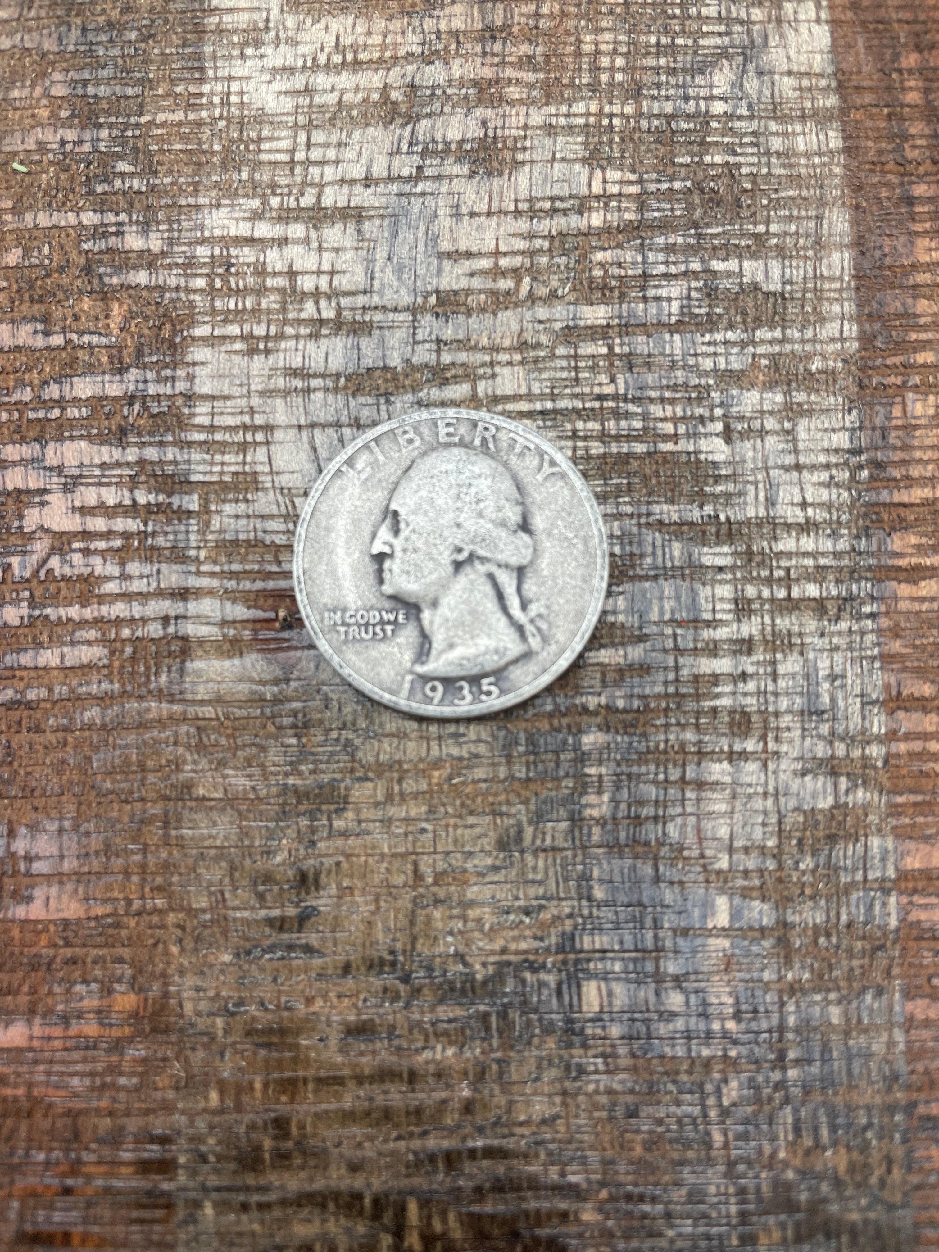 1935 25c US Washington Quarter