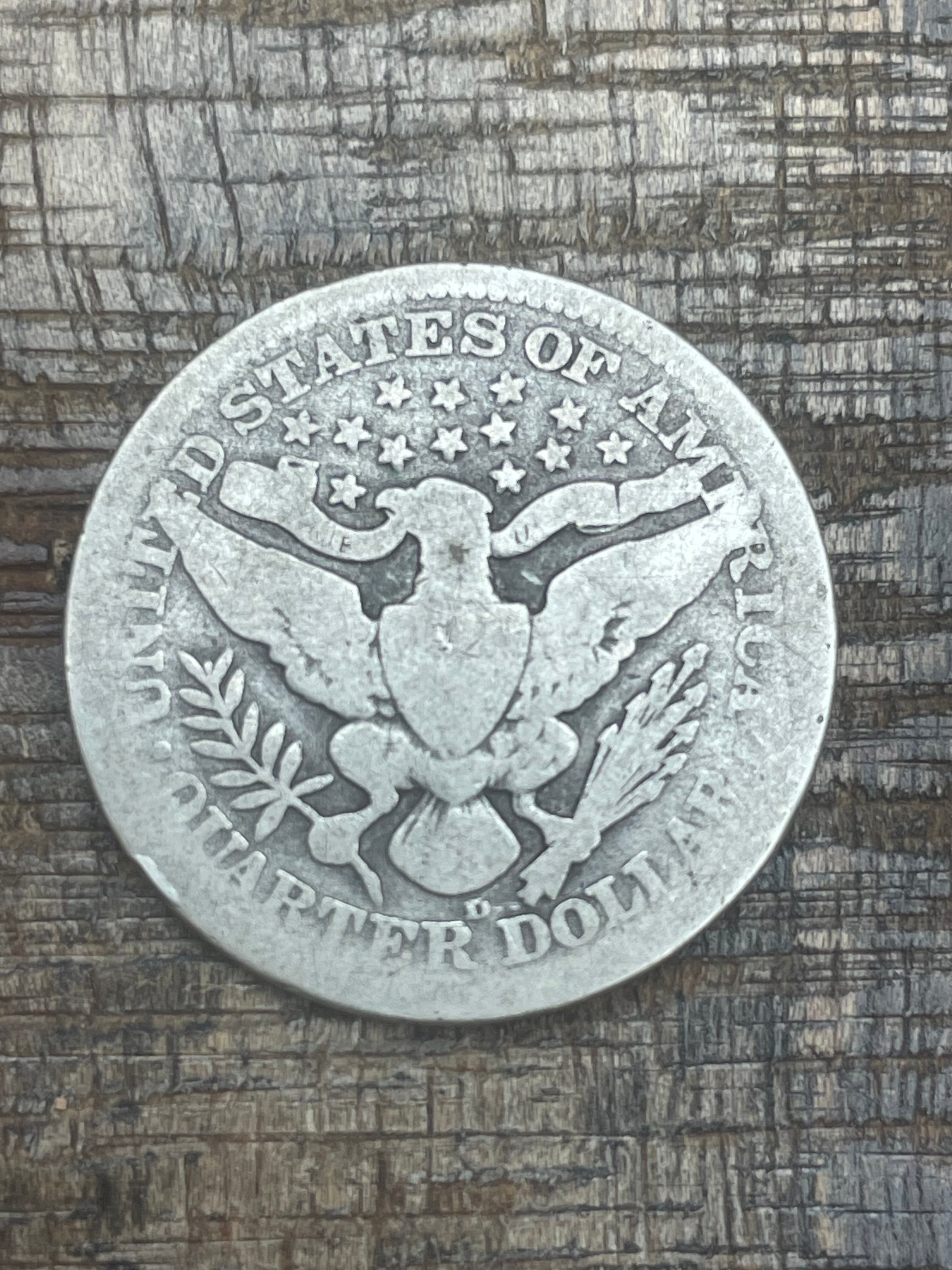 1915-D 25C US Barber Quarter