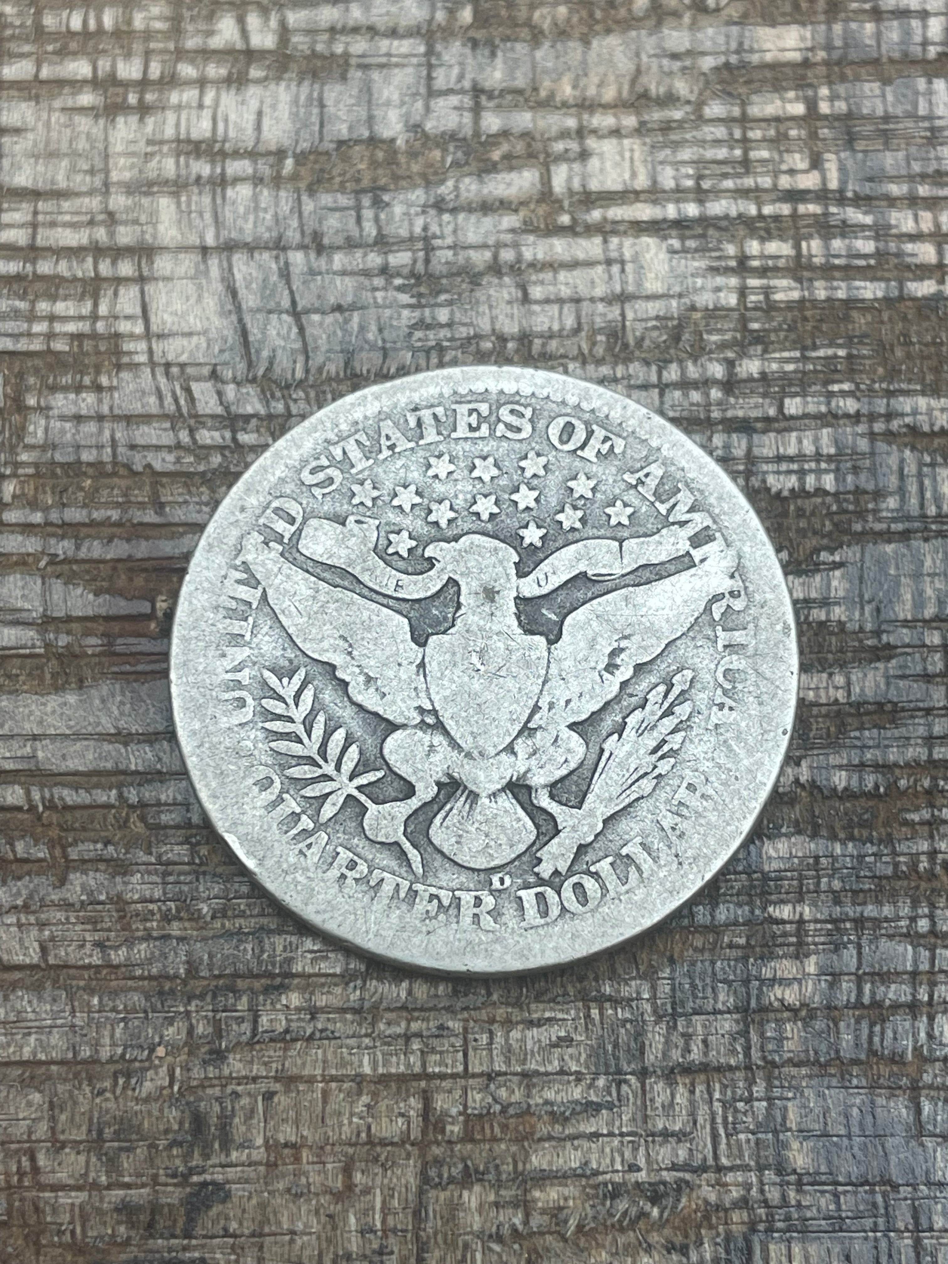 1915-D 25C US Barber Quarter