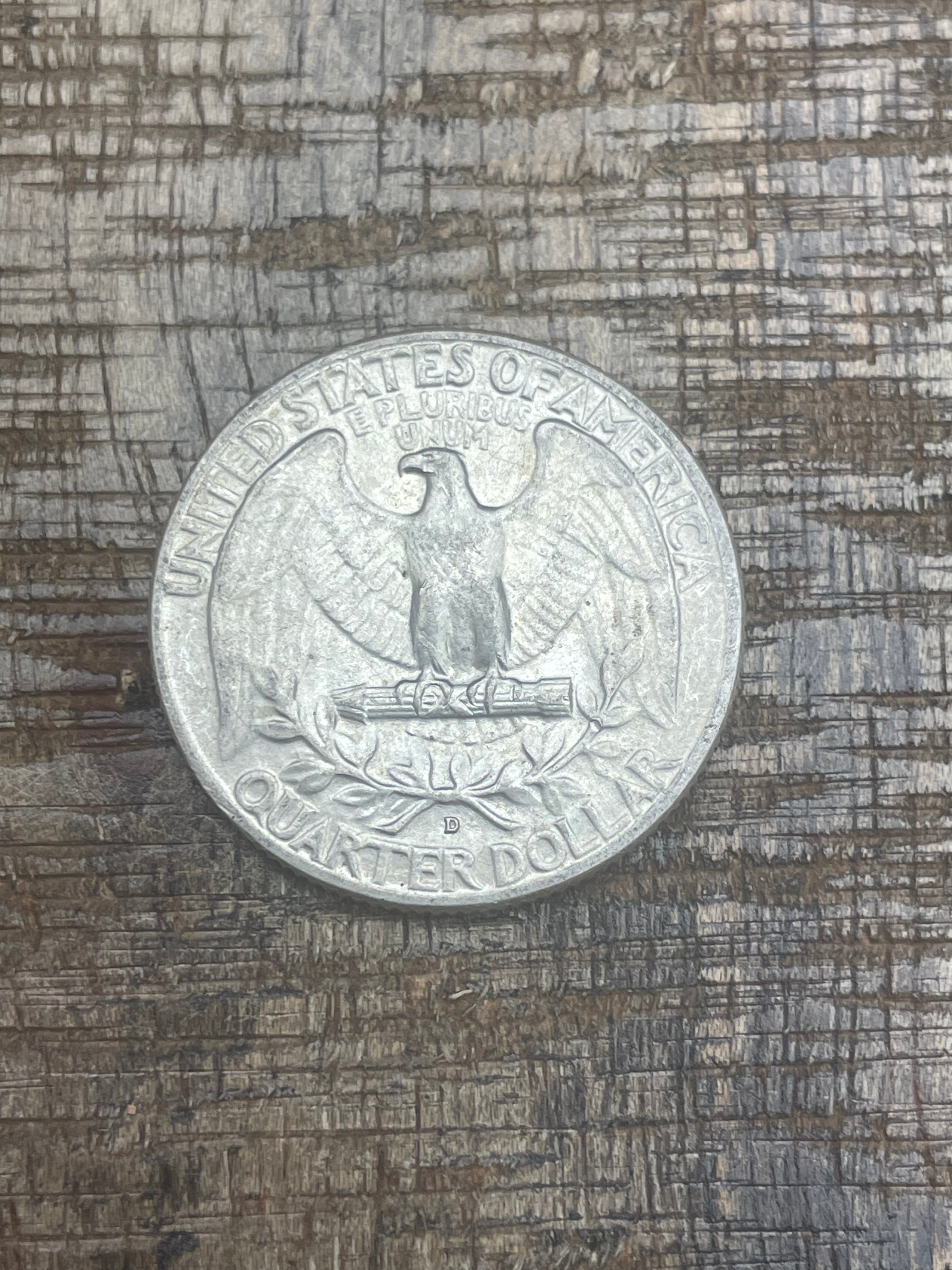 1958-D 25c US Washington Quarter