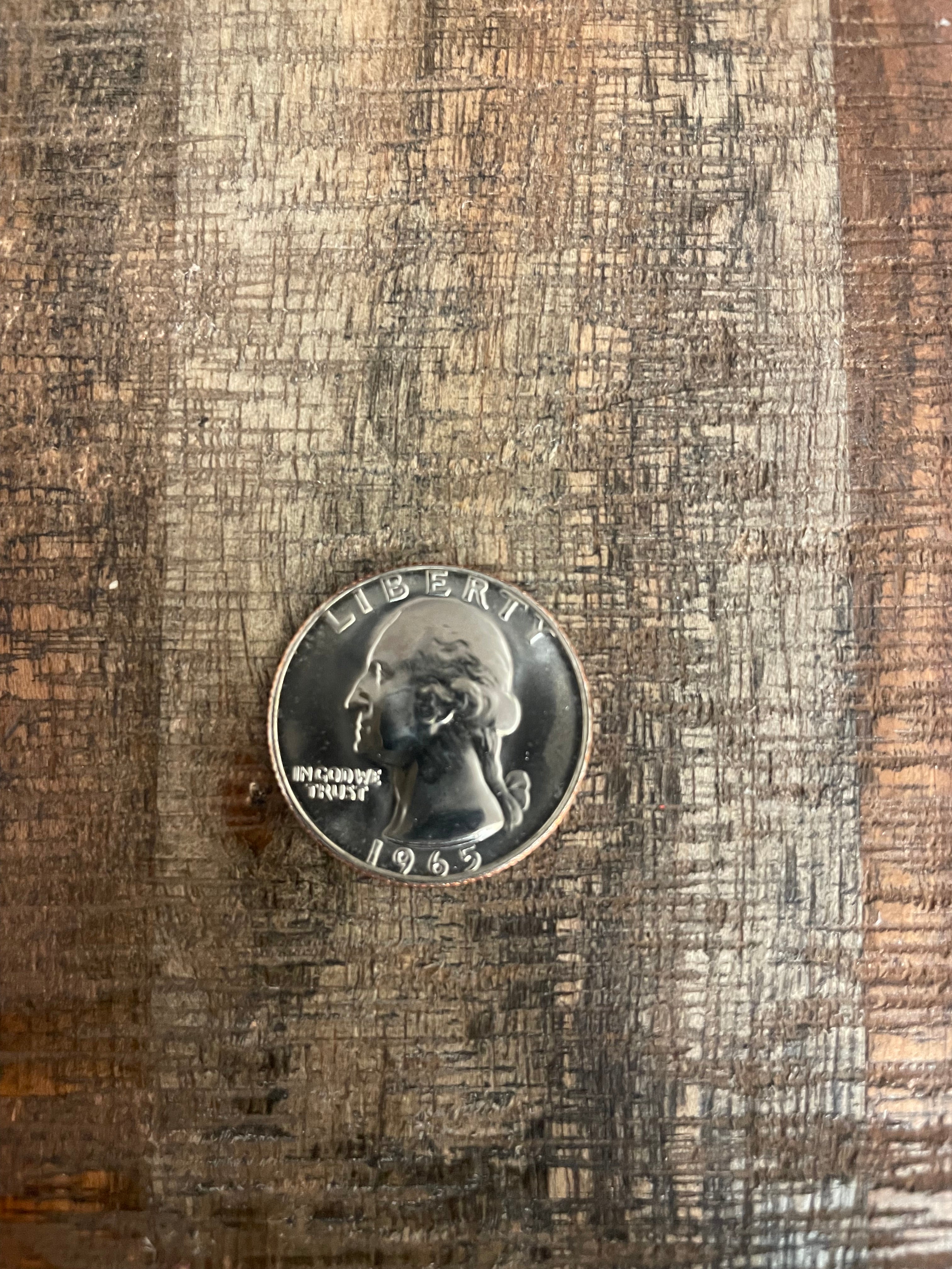 1965 25c US Washington Quarter ~ Special Mint Set Quarter