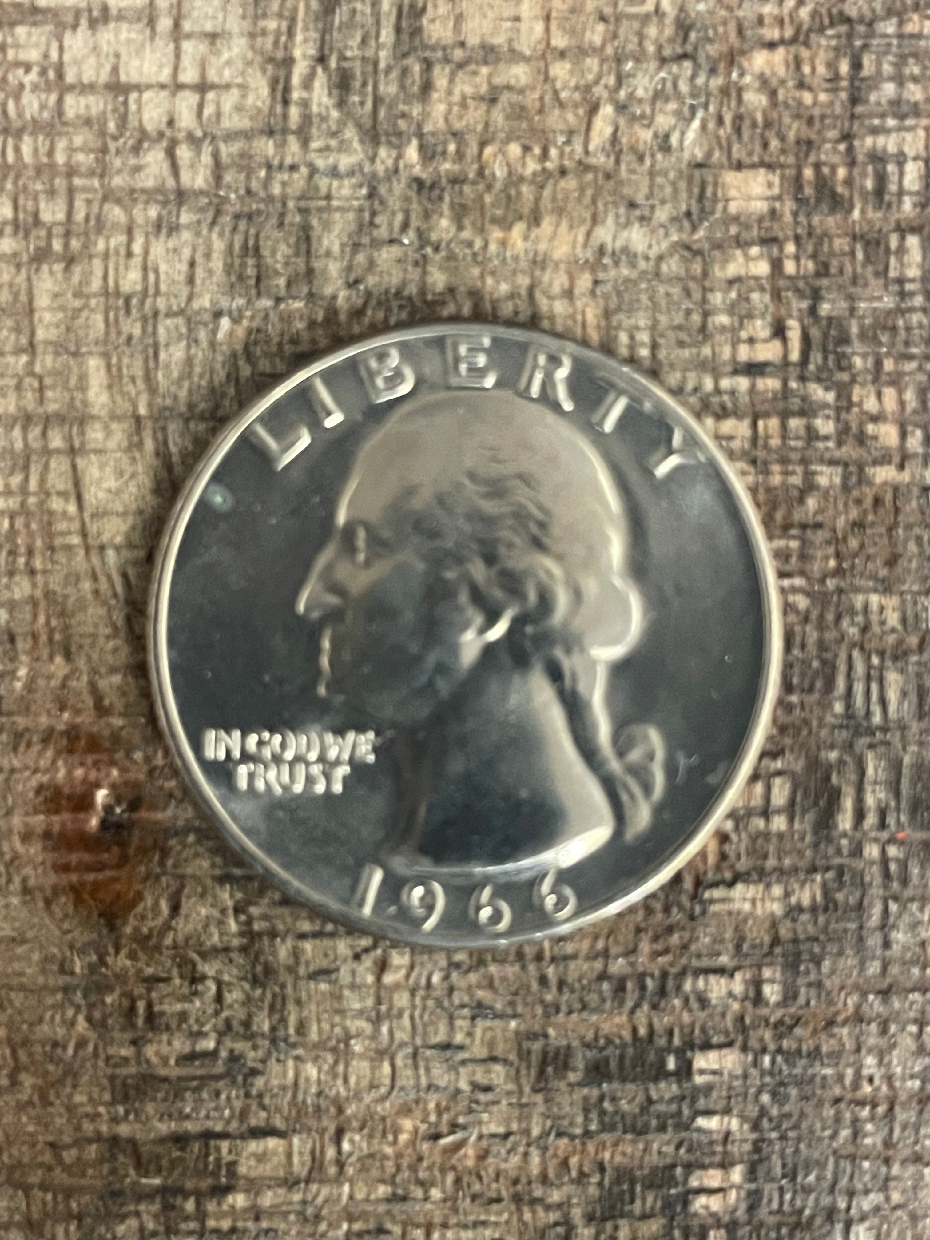 1966 25c US Washington Quarter ~ Special Mint Set Quarter