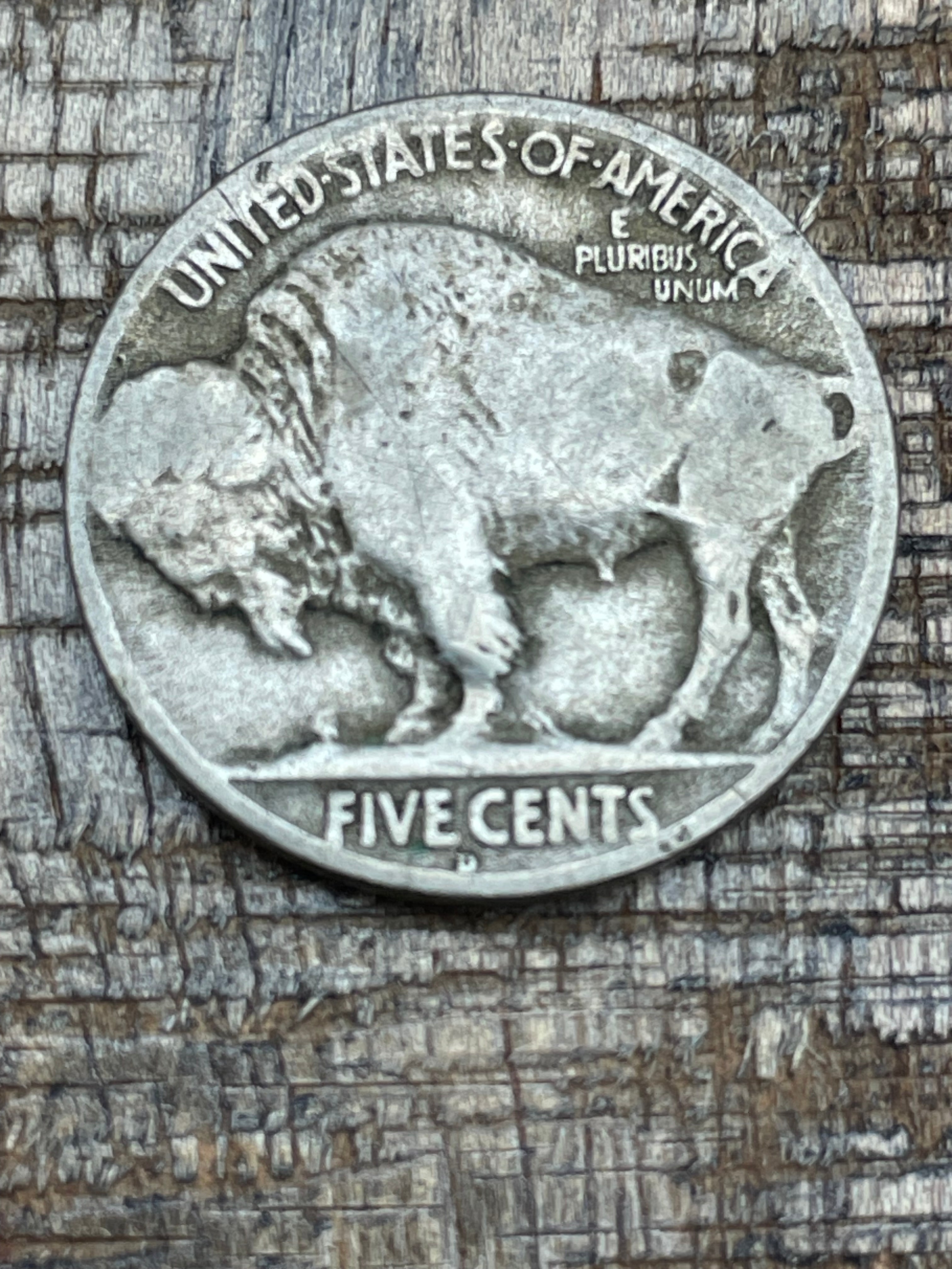 1917-D 5c US Buffalo Nickel