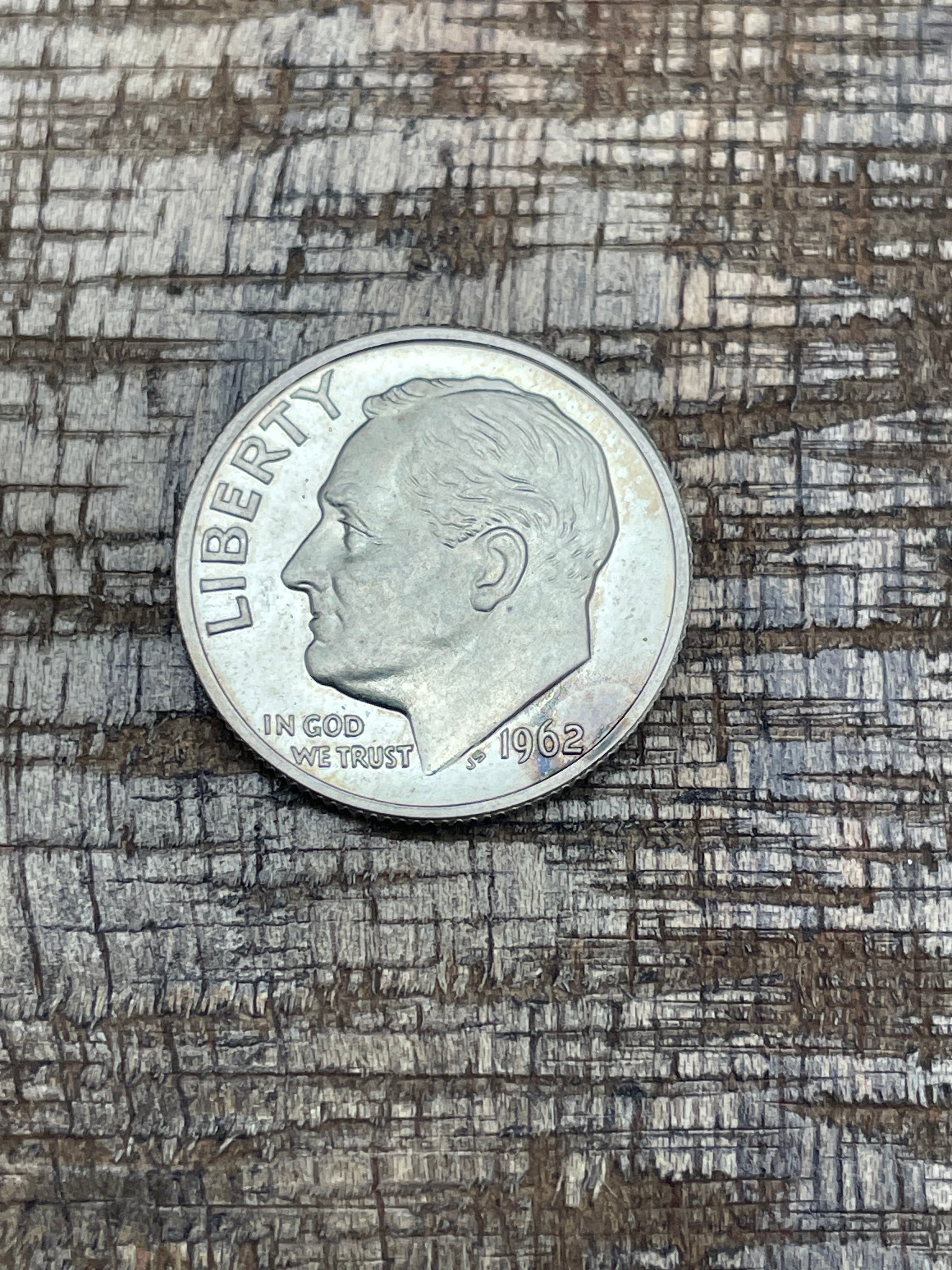 1962 10C Proof Roosevelt Dime