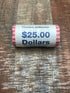 2007 $1 US Presidential Dollar Bank Roll ~ Thomas Jefferson ~ Set of 25
