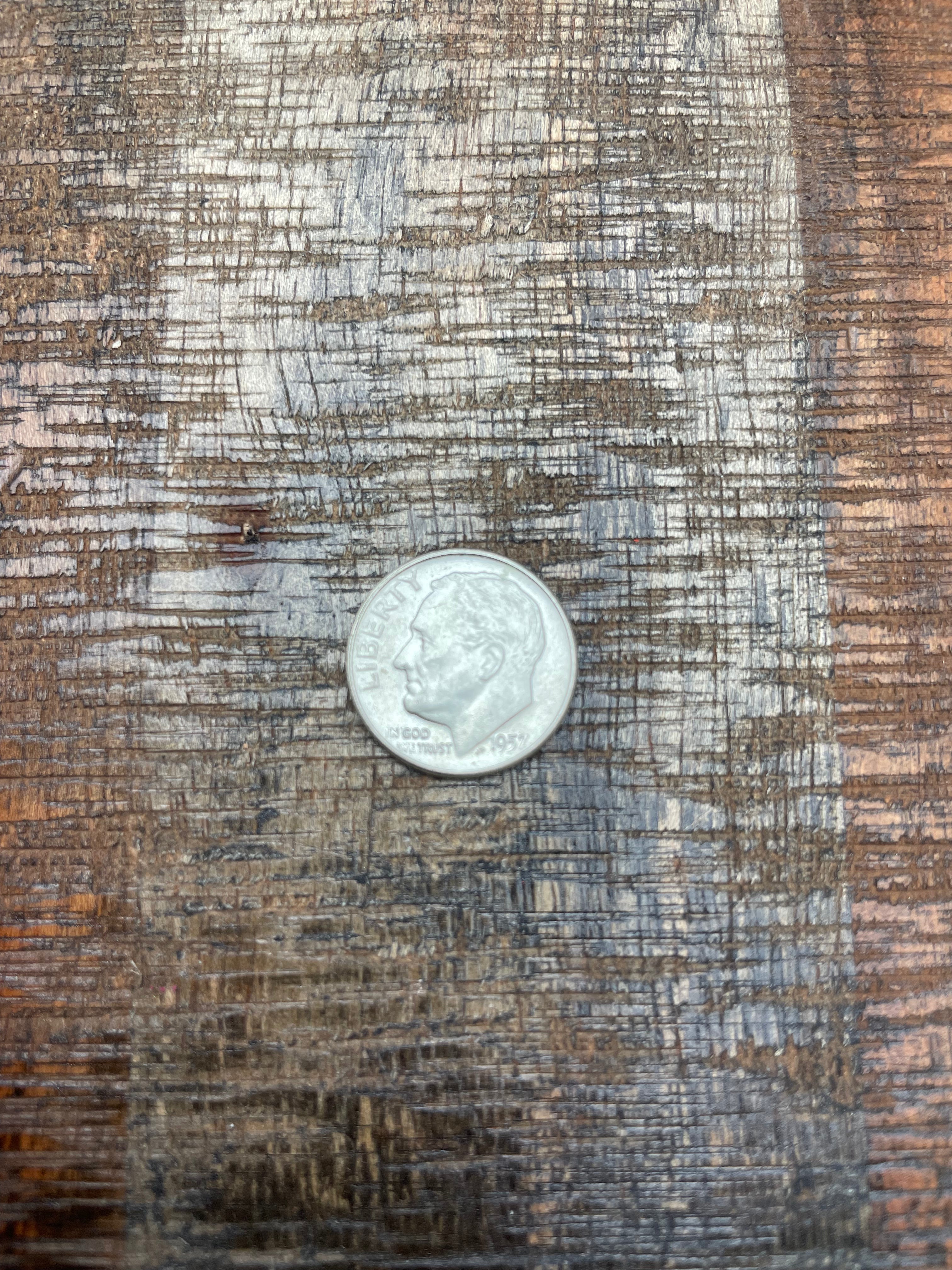 1957-D 10C US Roosevelt Dime