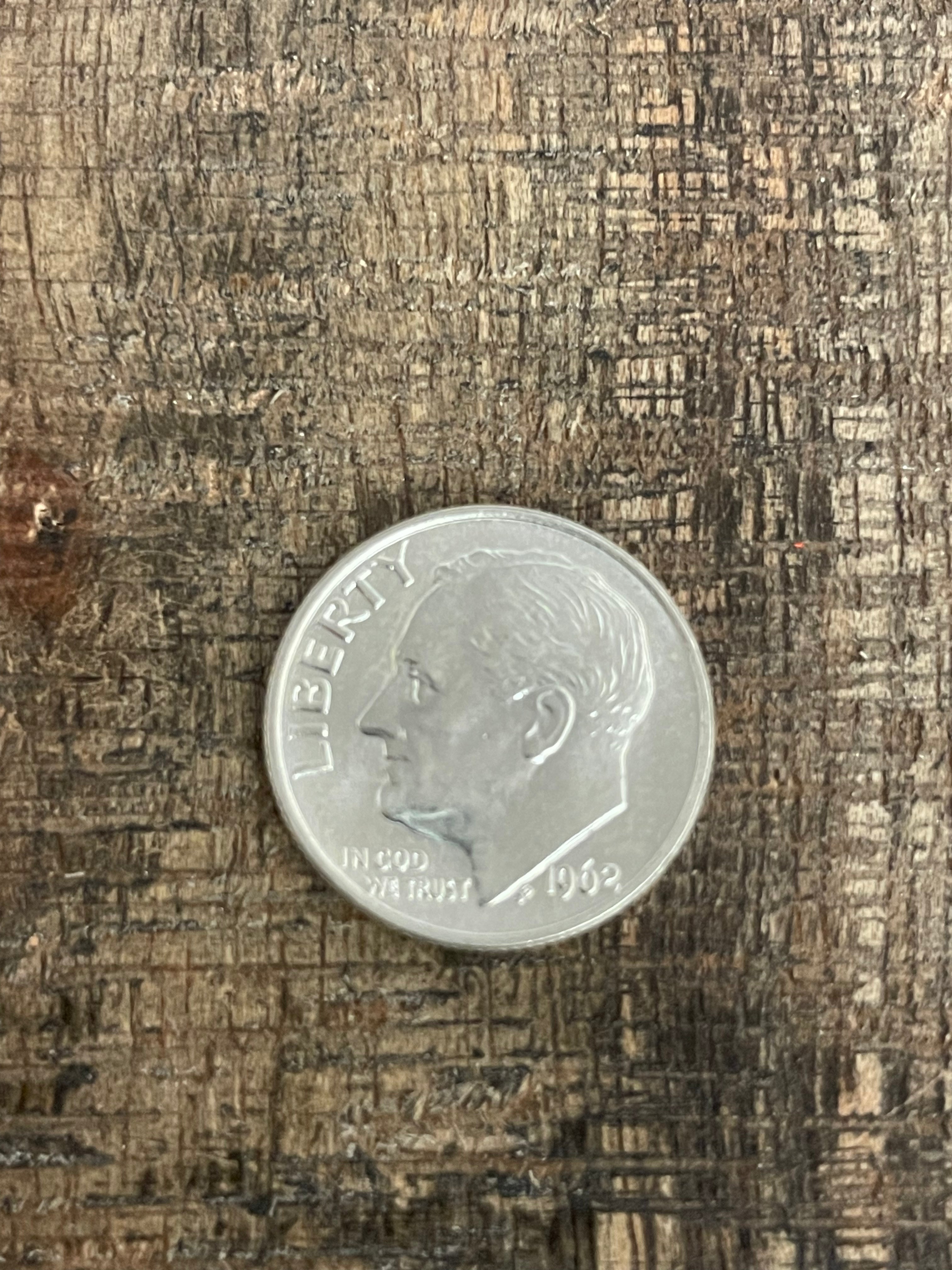 1962 10C US Roosevelt Dime