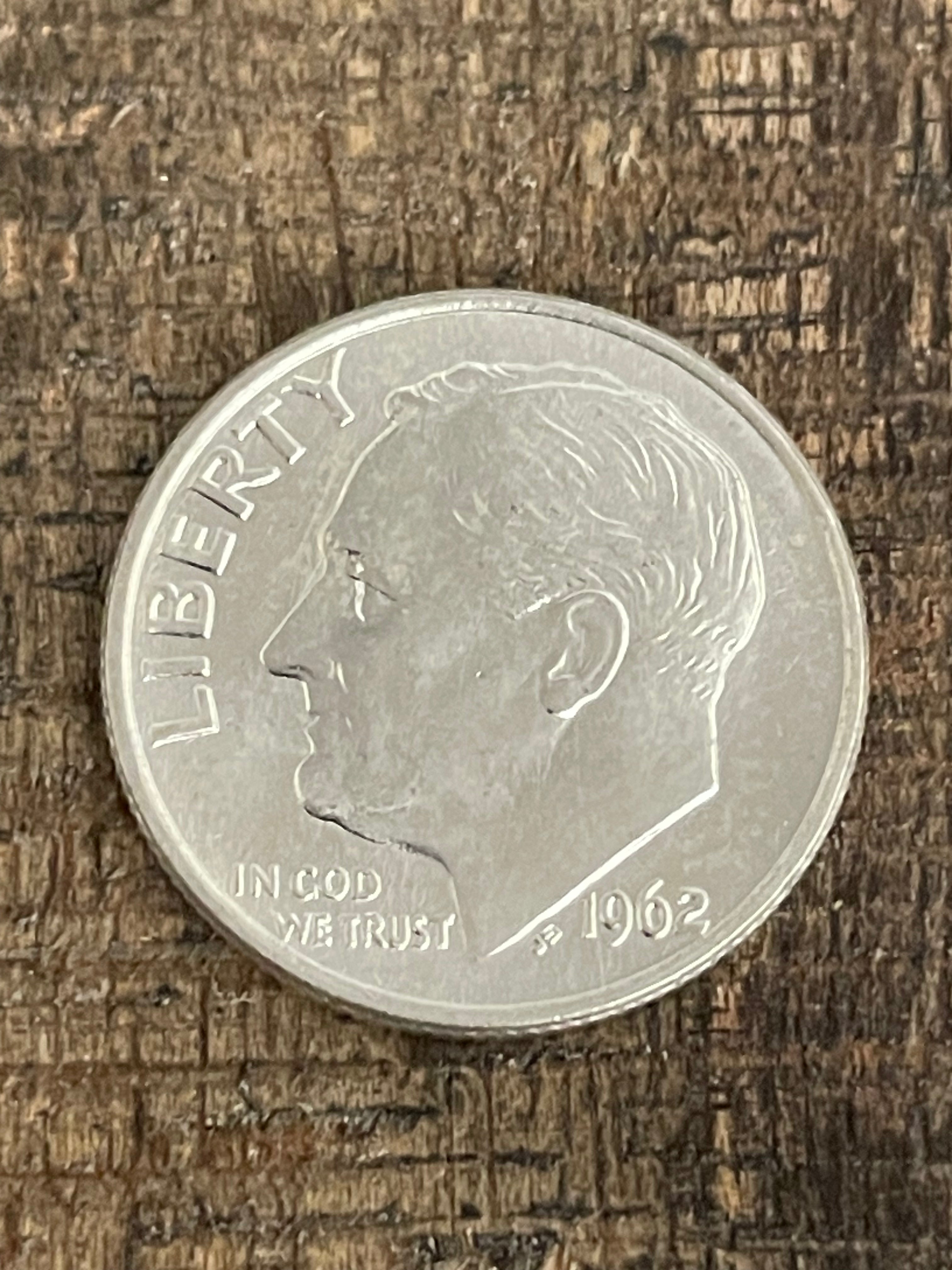 1962 10C US Roosevelt Dime