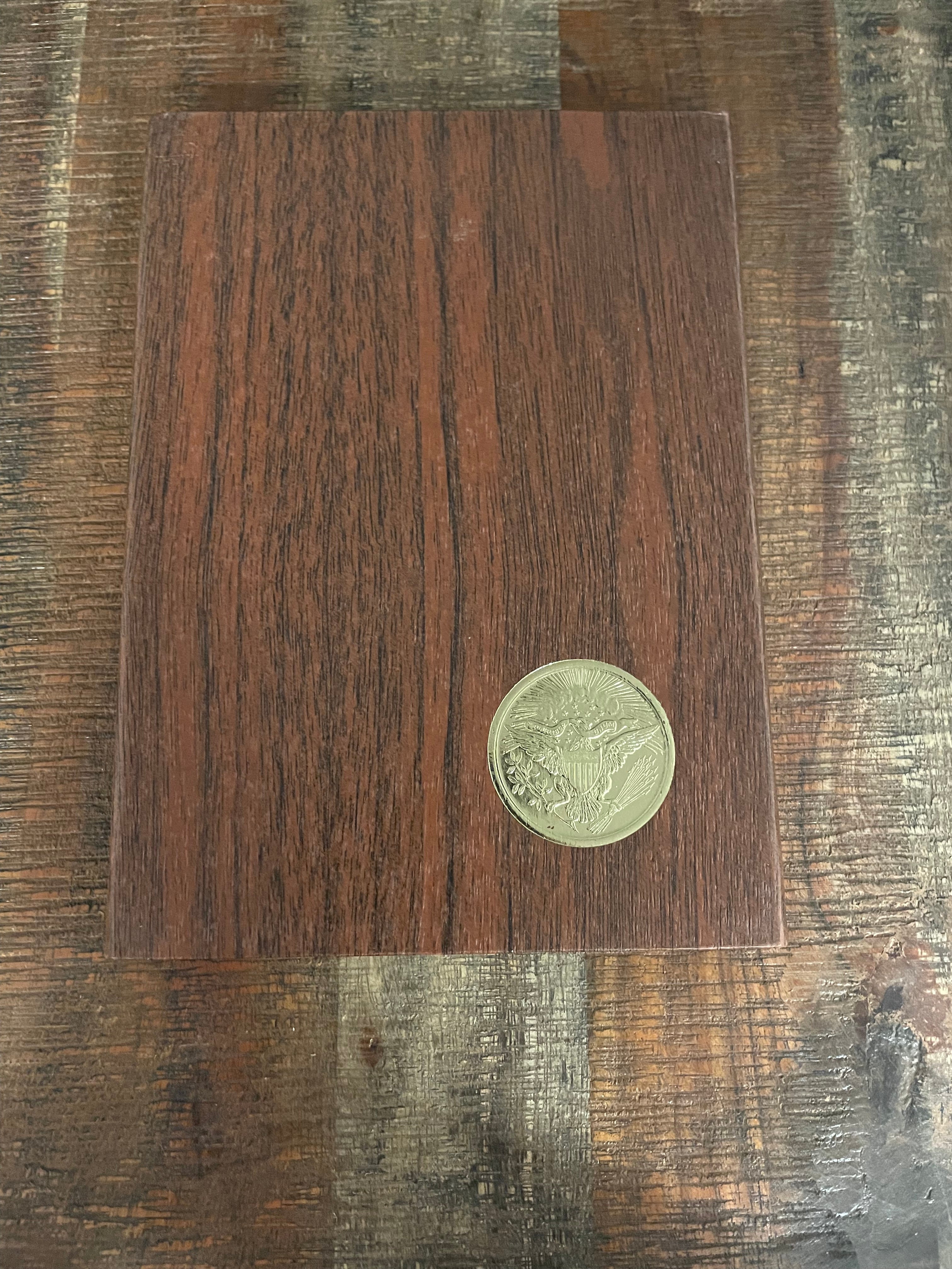 1973-S $1 US Eisenhower Proof Dollar 40% Silver ~ Brown Ike ~ OGP