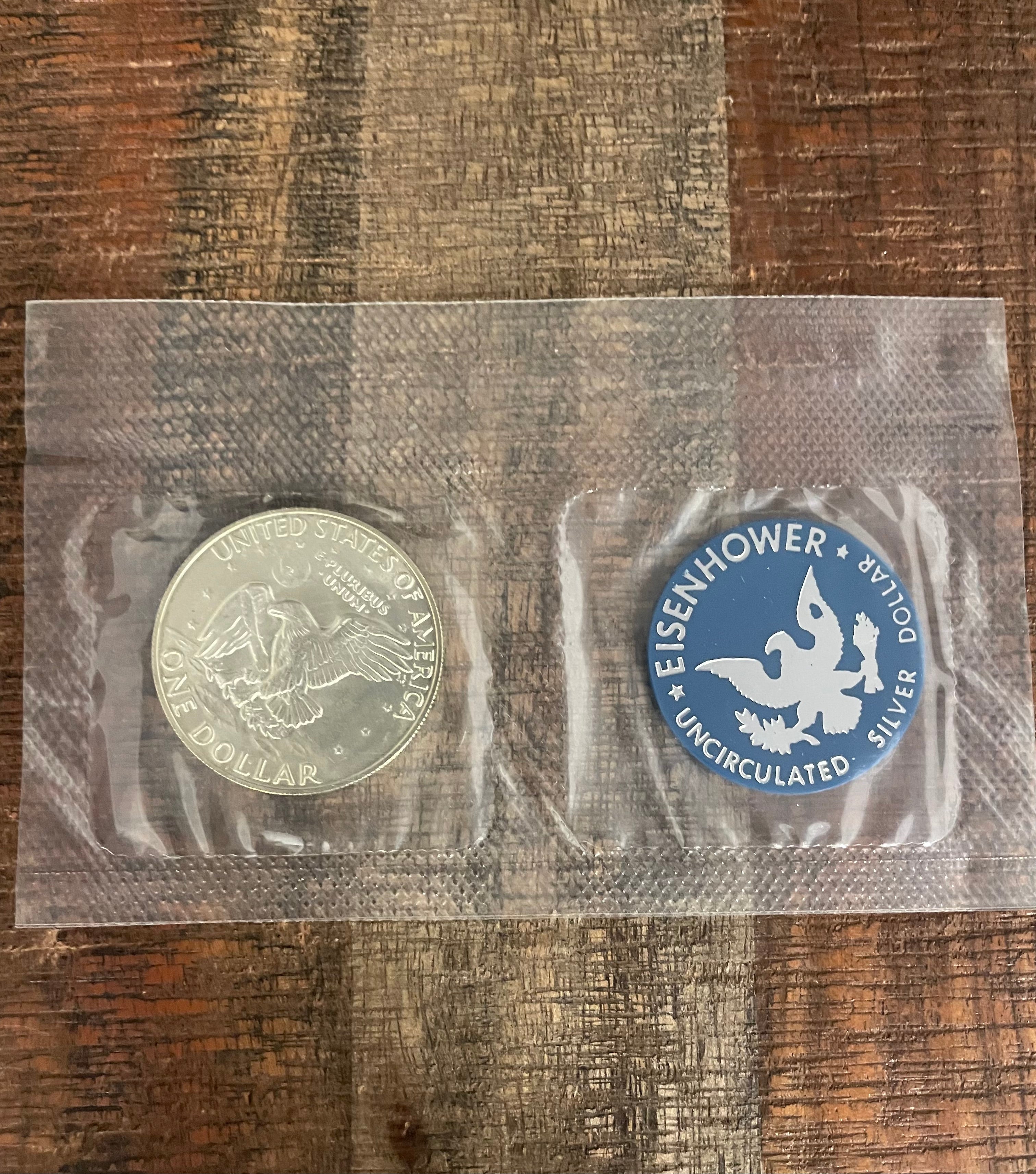 1974-S Eisenhower Uncirculated Silver Dollar ~ 40% Silver