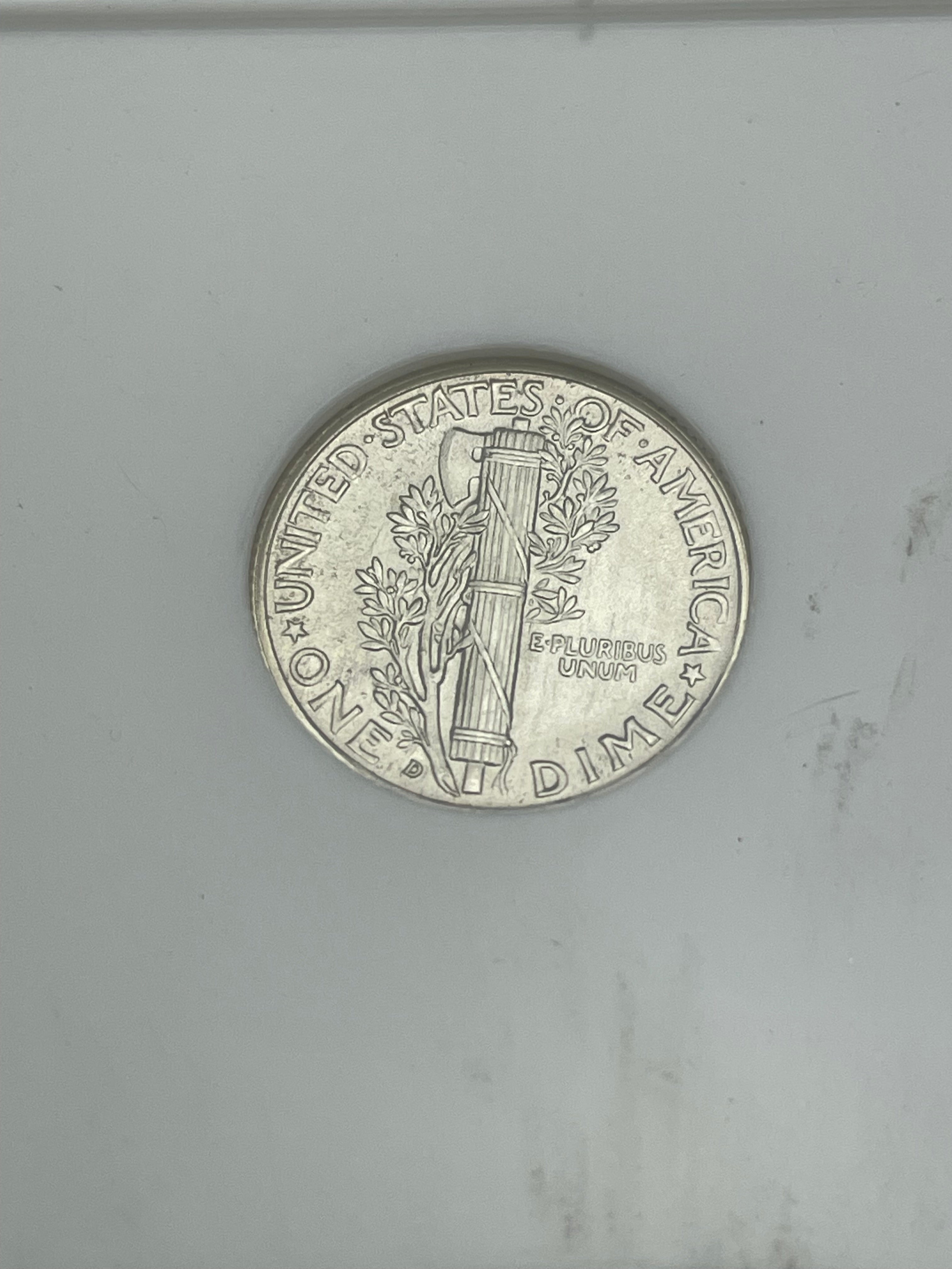 1937 D 10C Mercury Dime ~ NGC MS66 FB