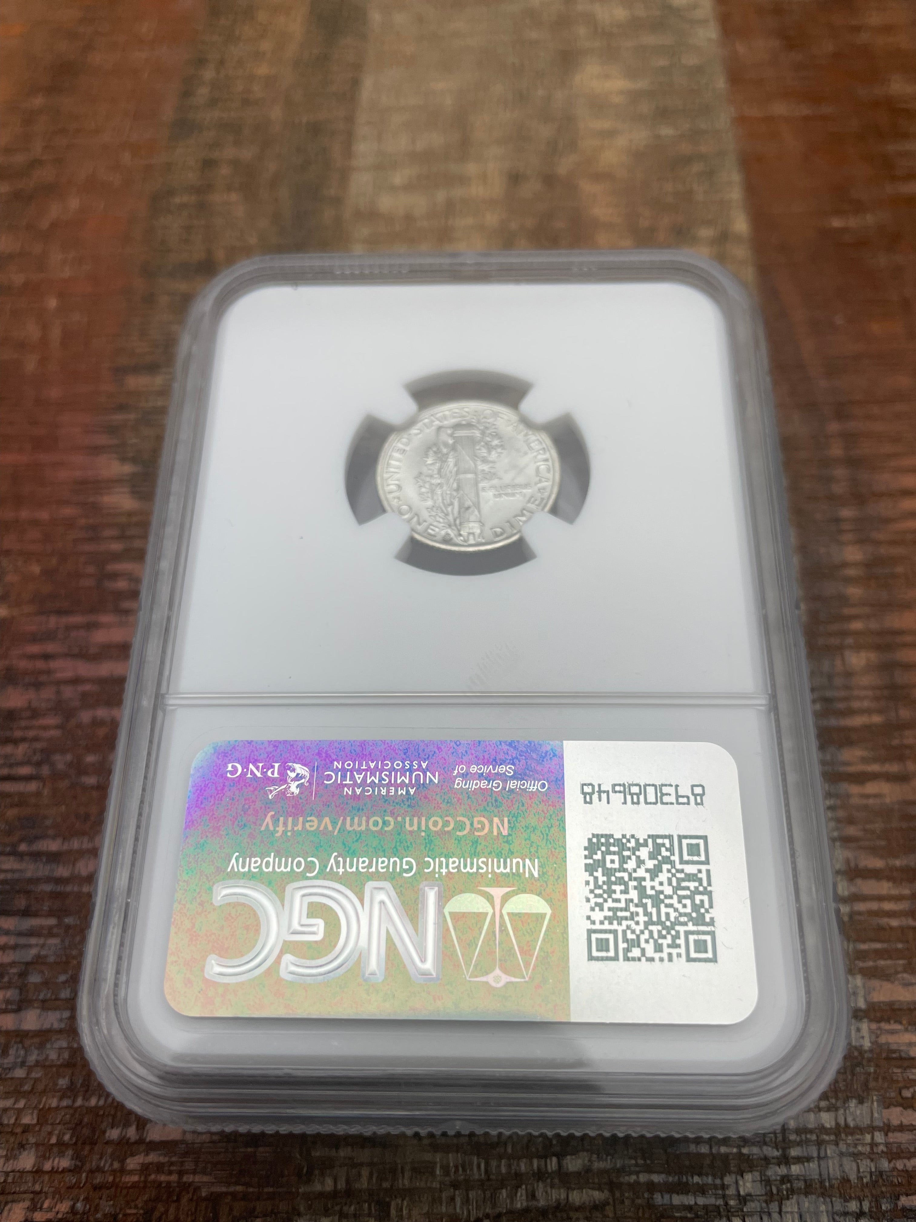 1937 S 10C Mercury Dime ~ NGC MS66 FB