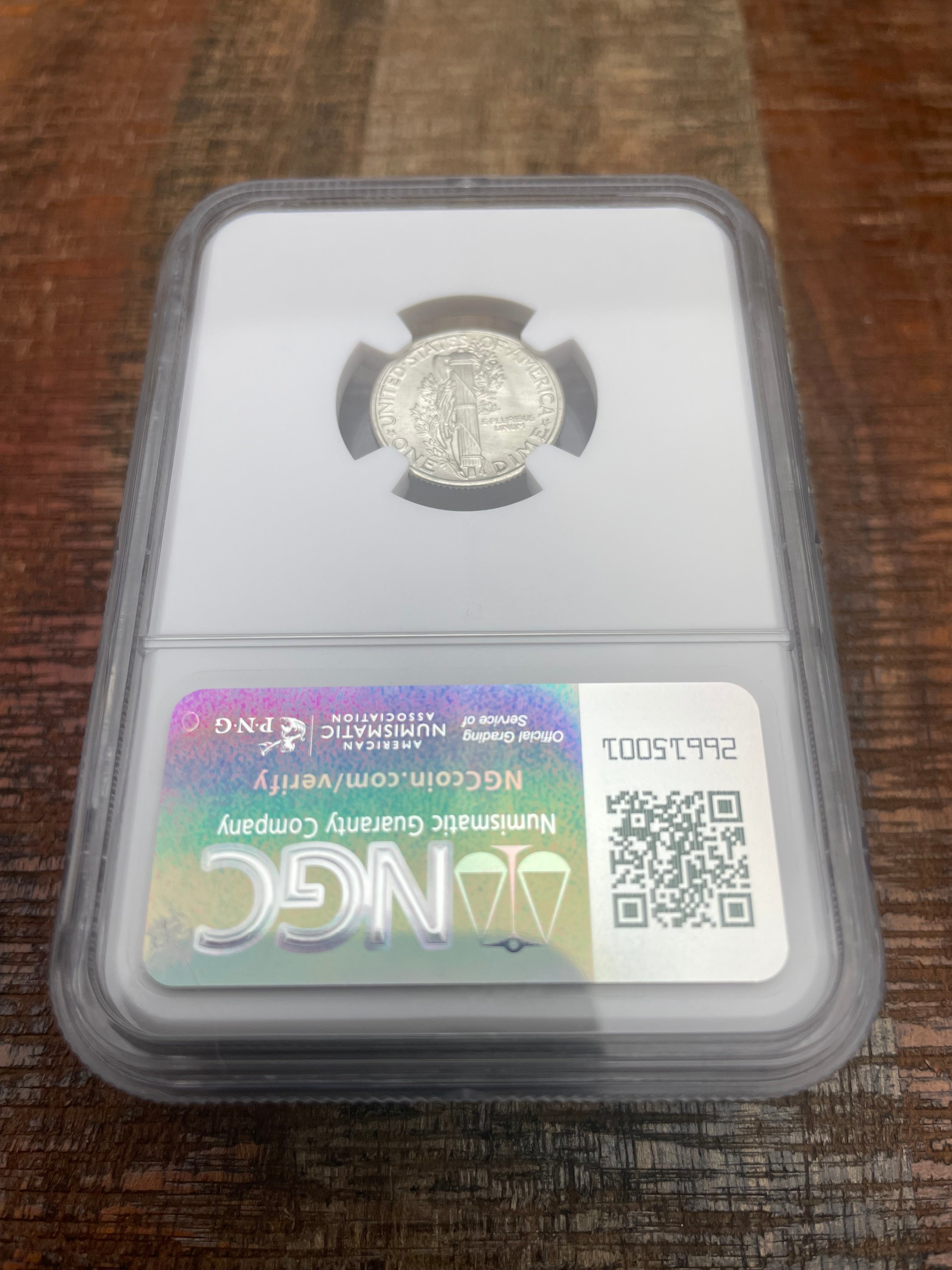 1939 10C Mercury Dime ~ NGC MS66