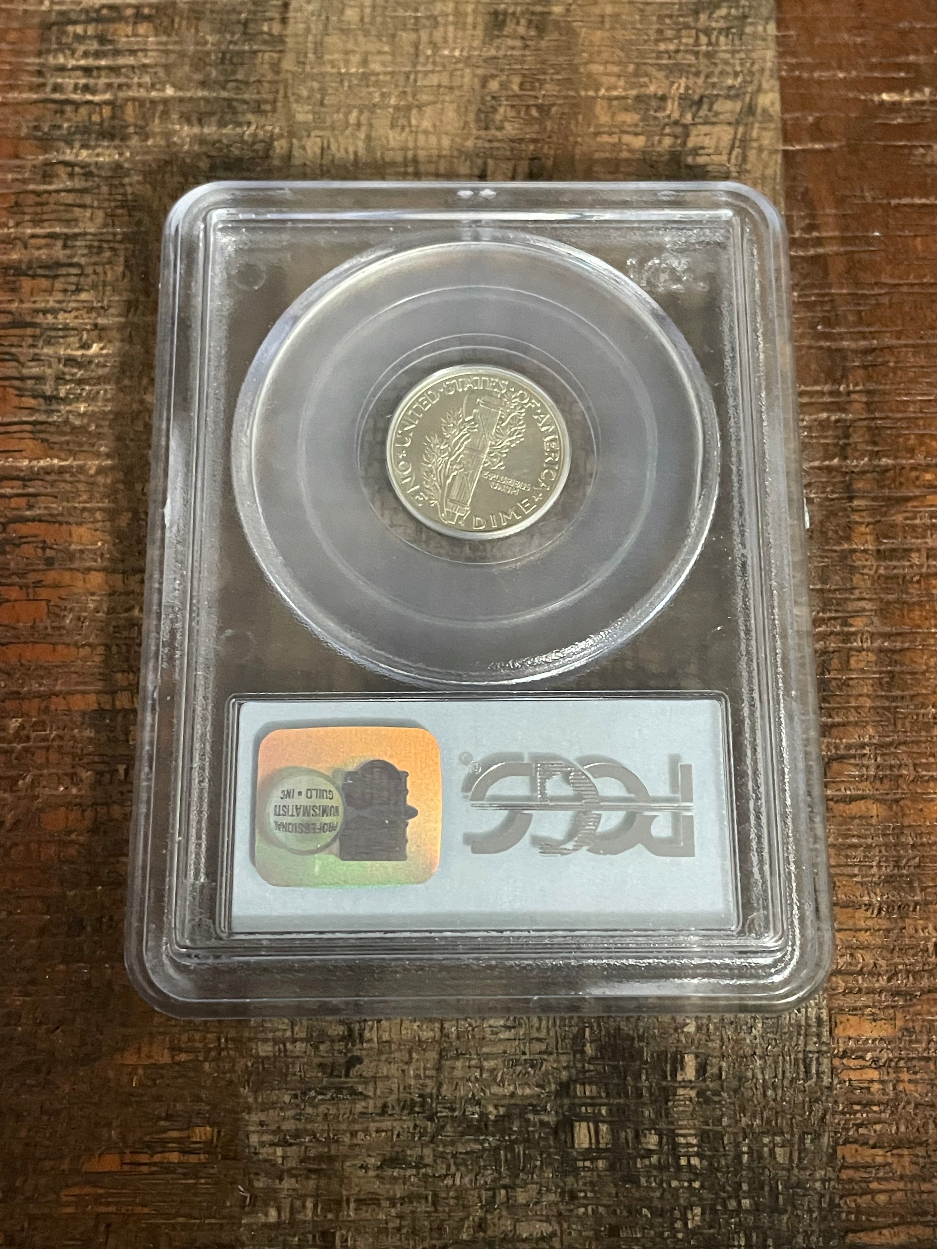 1916 10C Mercury Dime ~ PCGS MS64 FB