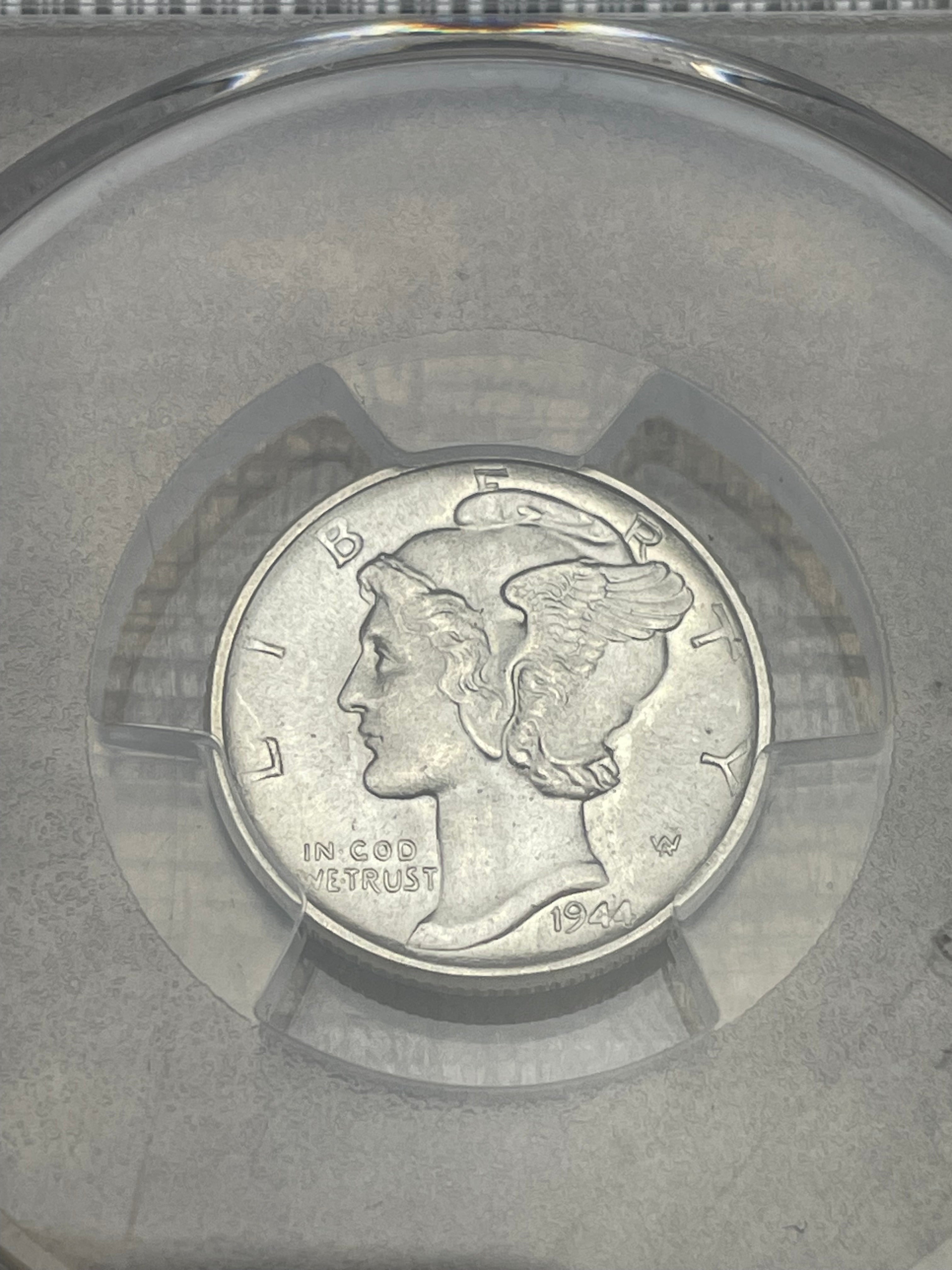 1944 10C Mercury Dime ~ PCGS MS66 FB