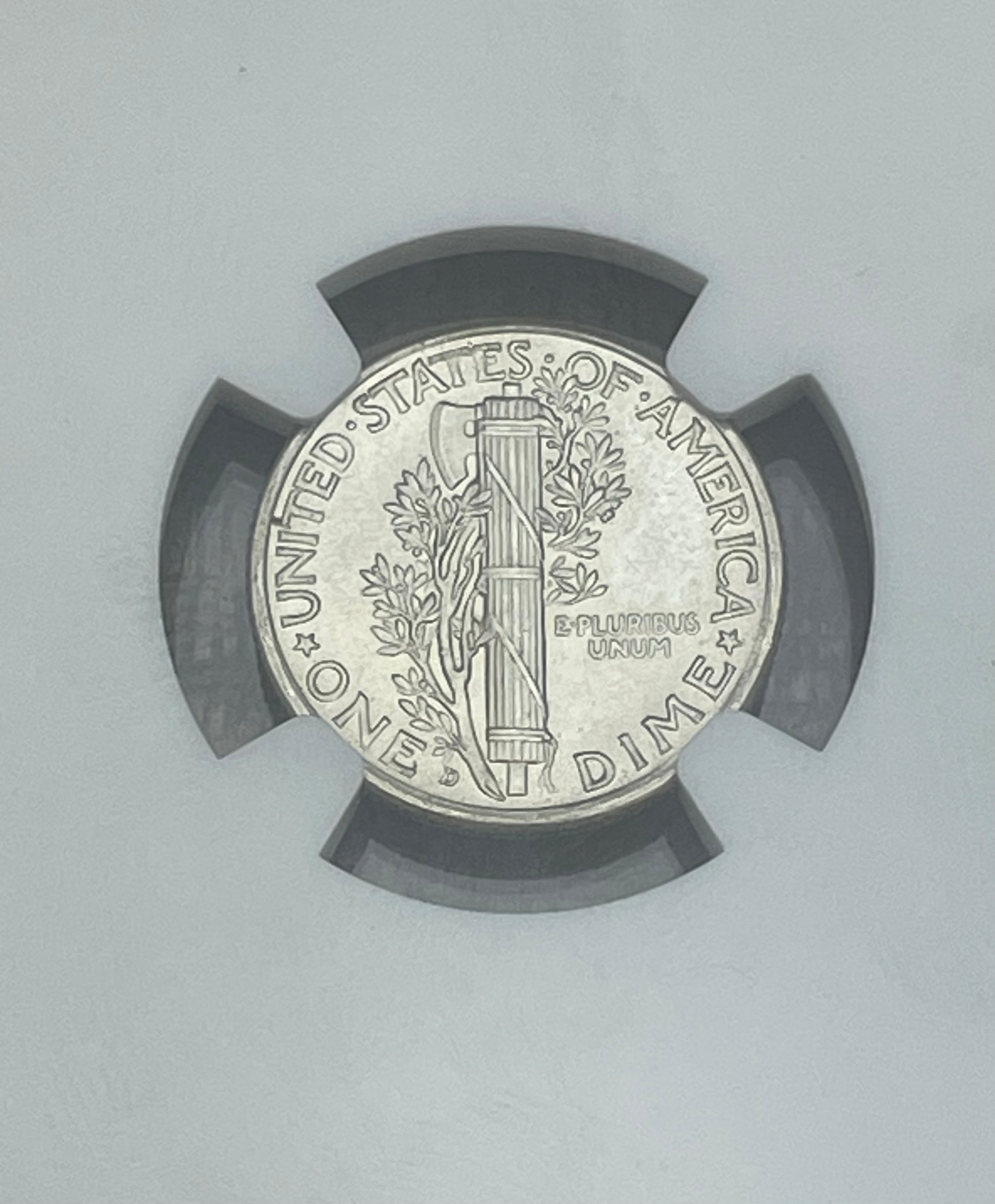 1940-D US 10c Mercury Dime NGC MS66 FB