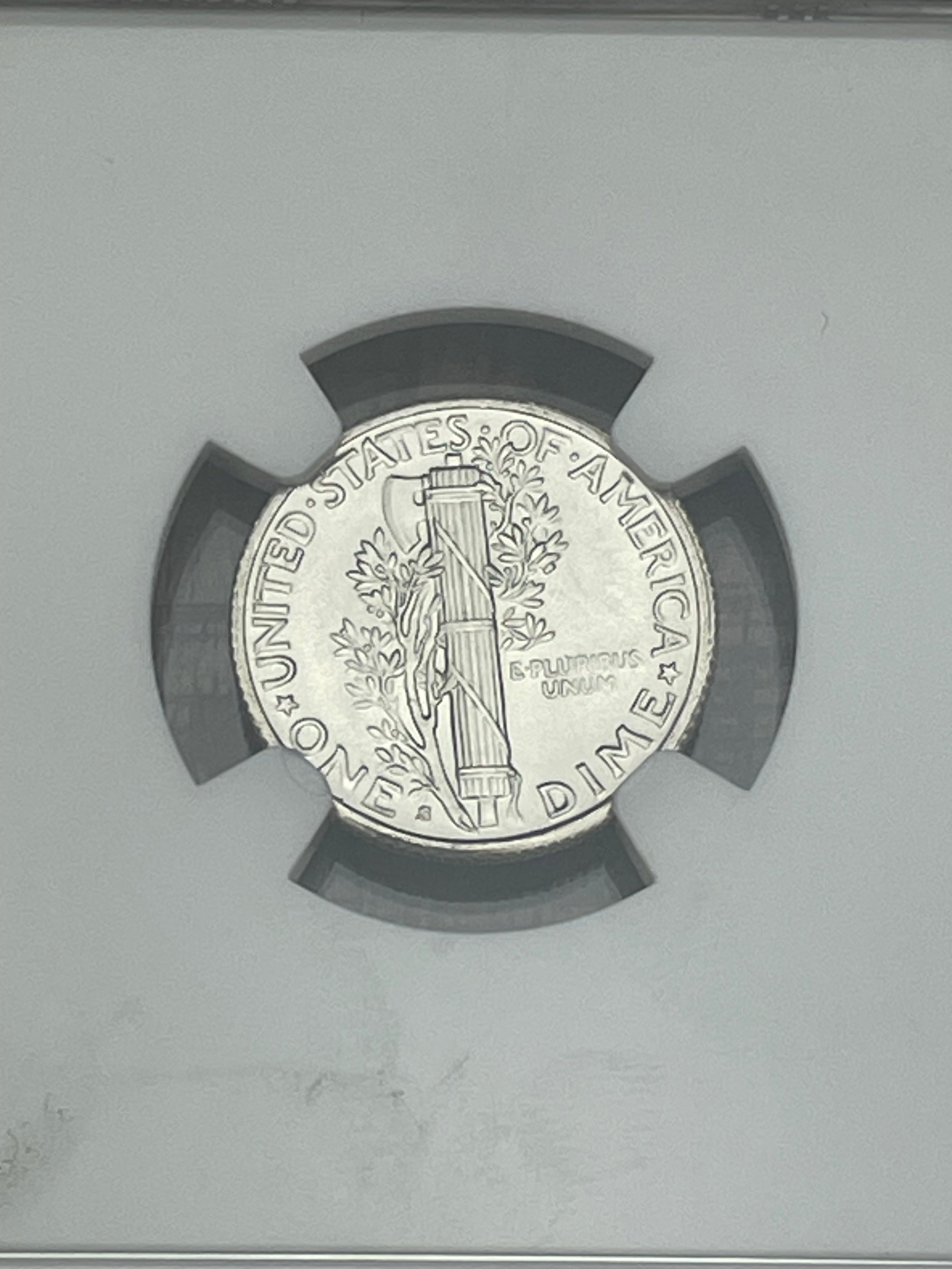 1941-S US 10c Mercury Dime NGC MS66 FB