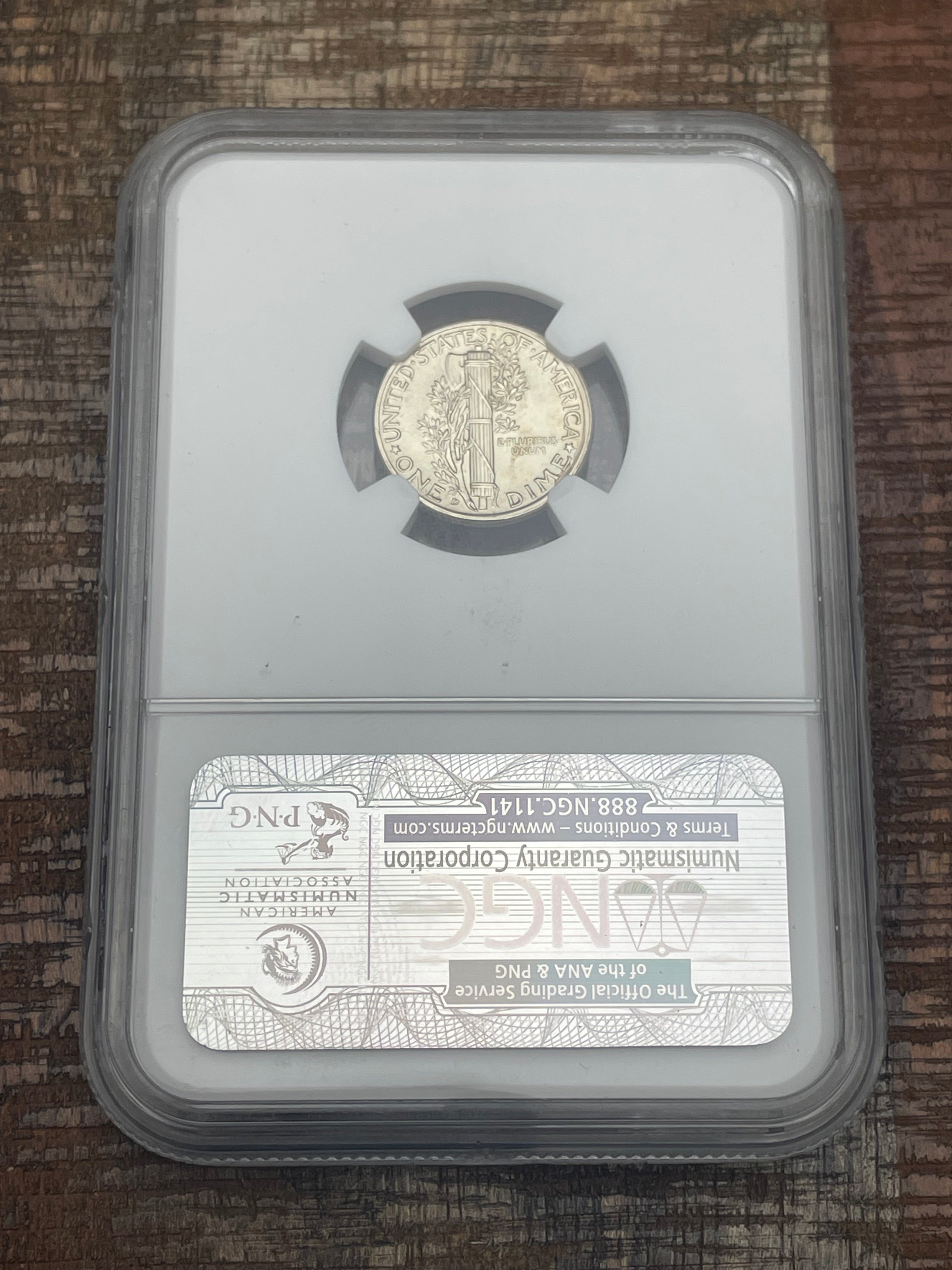 1941-D US 10c Mercury Dime NGC MS66 FB