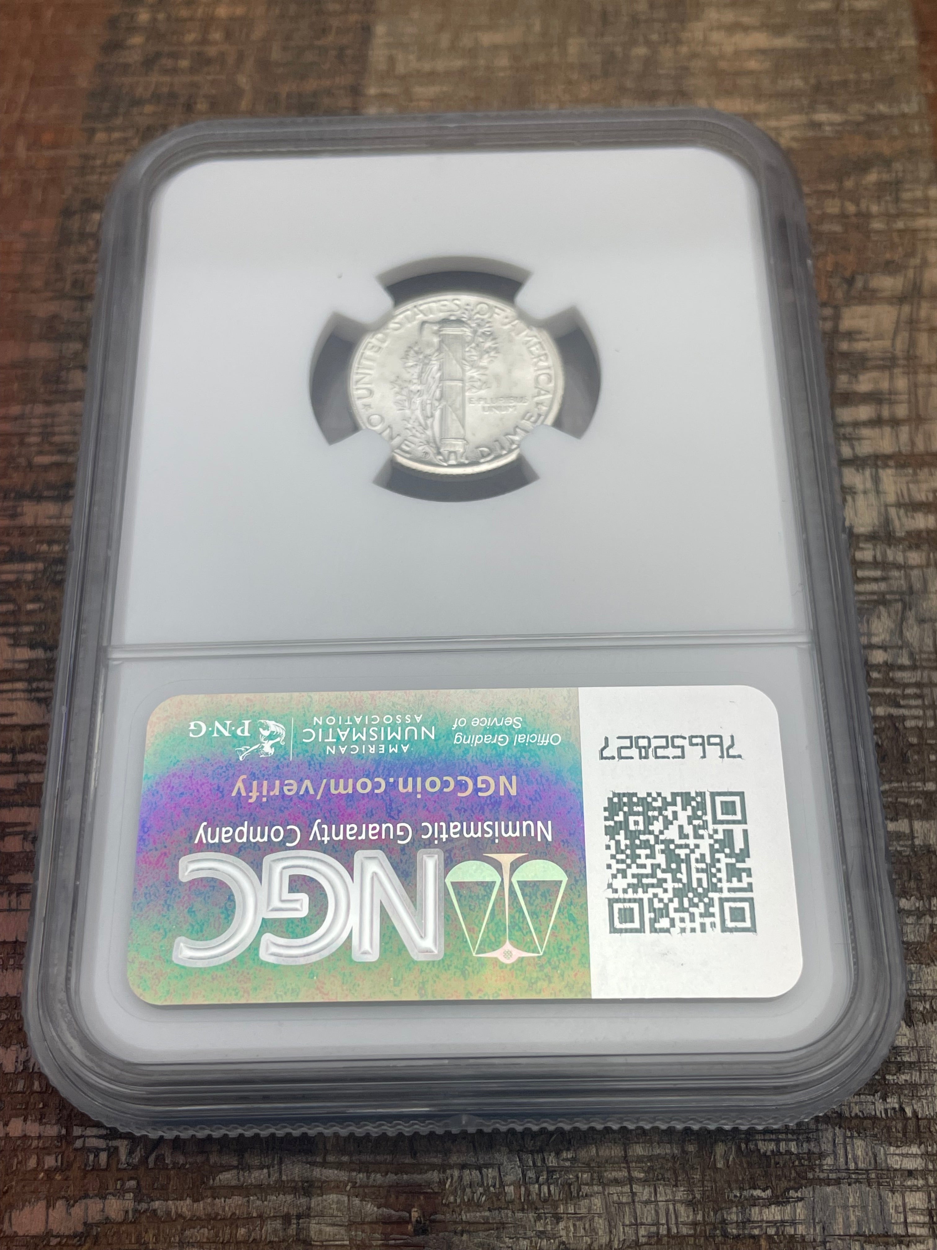 1945-D US 10c Mercury Dime NGC MS66 FB