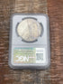 1925-S $1 US Silver Peace Dollar NGC AU Details ~ Cleaned ~ Beautifully Toned
