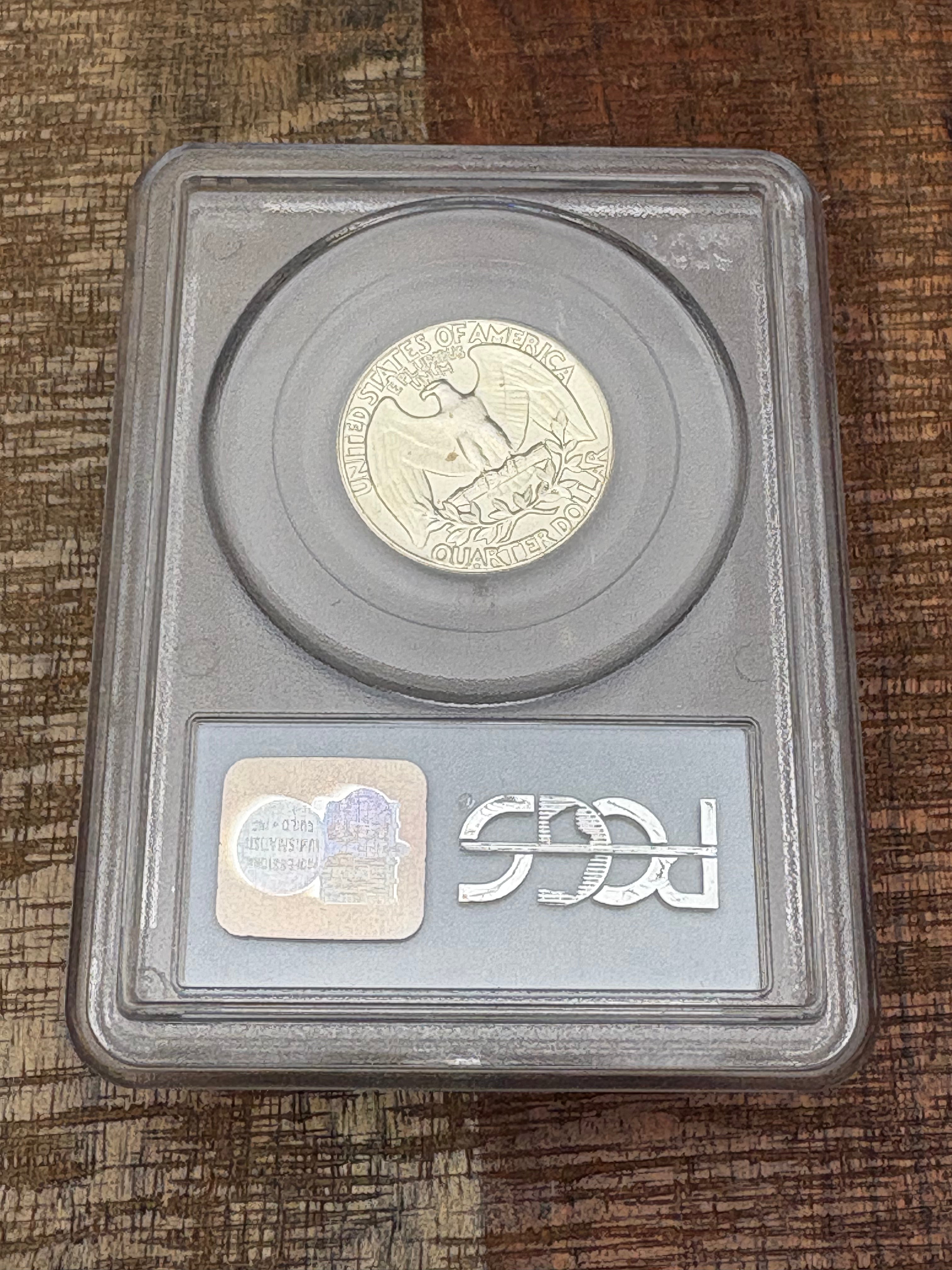 1964 25C US Washington Quarter  ~ PCGS PR65