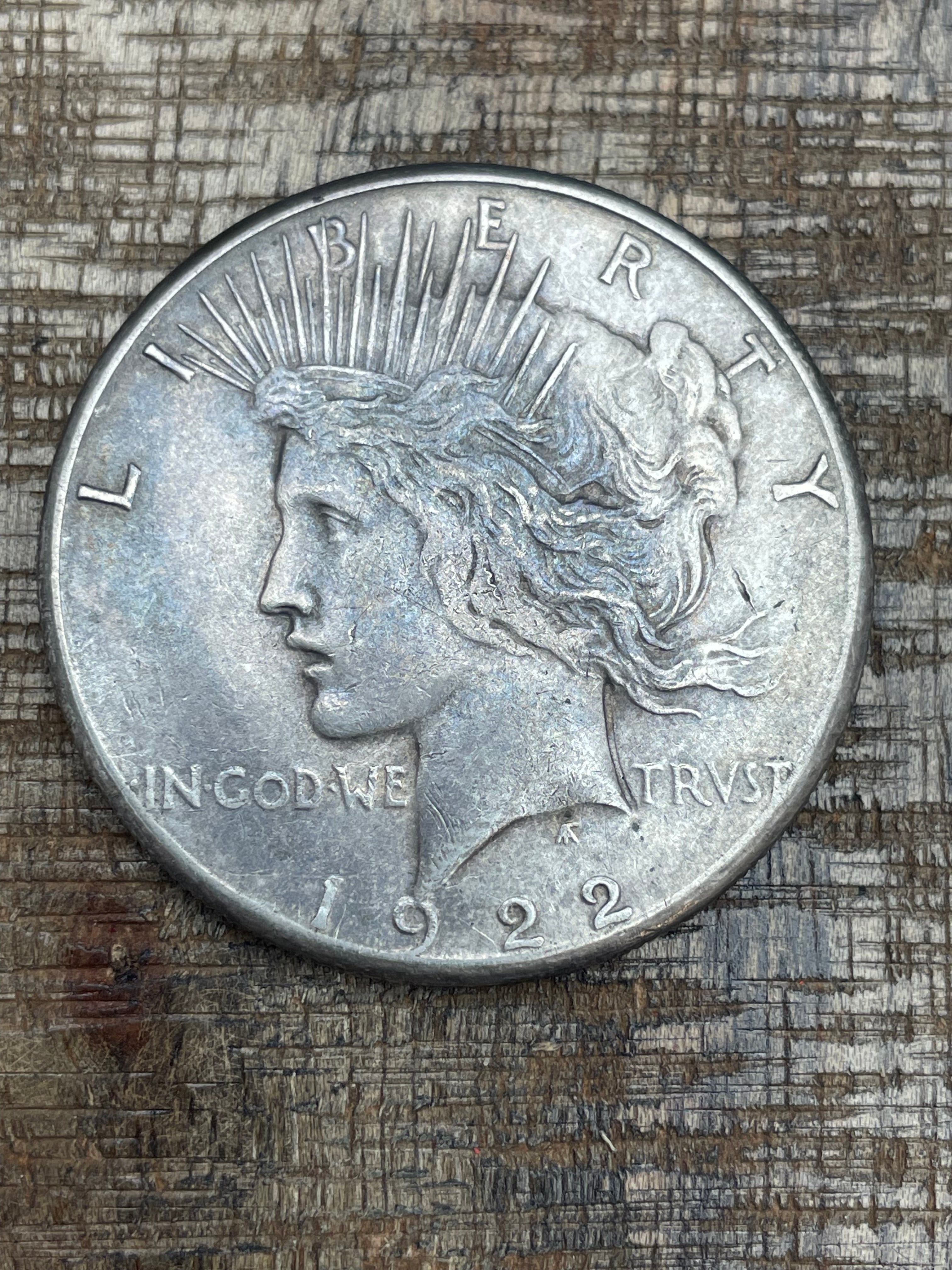 1922-S $1 US Silver Peace Dollar