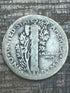 1921-D 10c US Mercury Dime ~ 90% silver