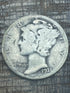 1921-D 10c US Mercury Dime ~ 90% silver