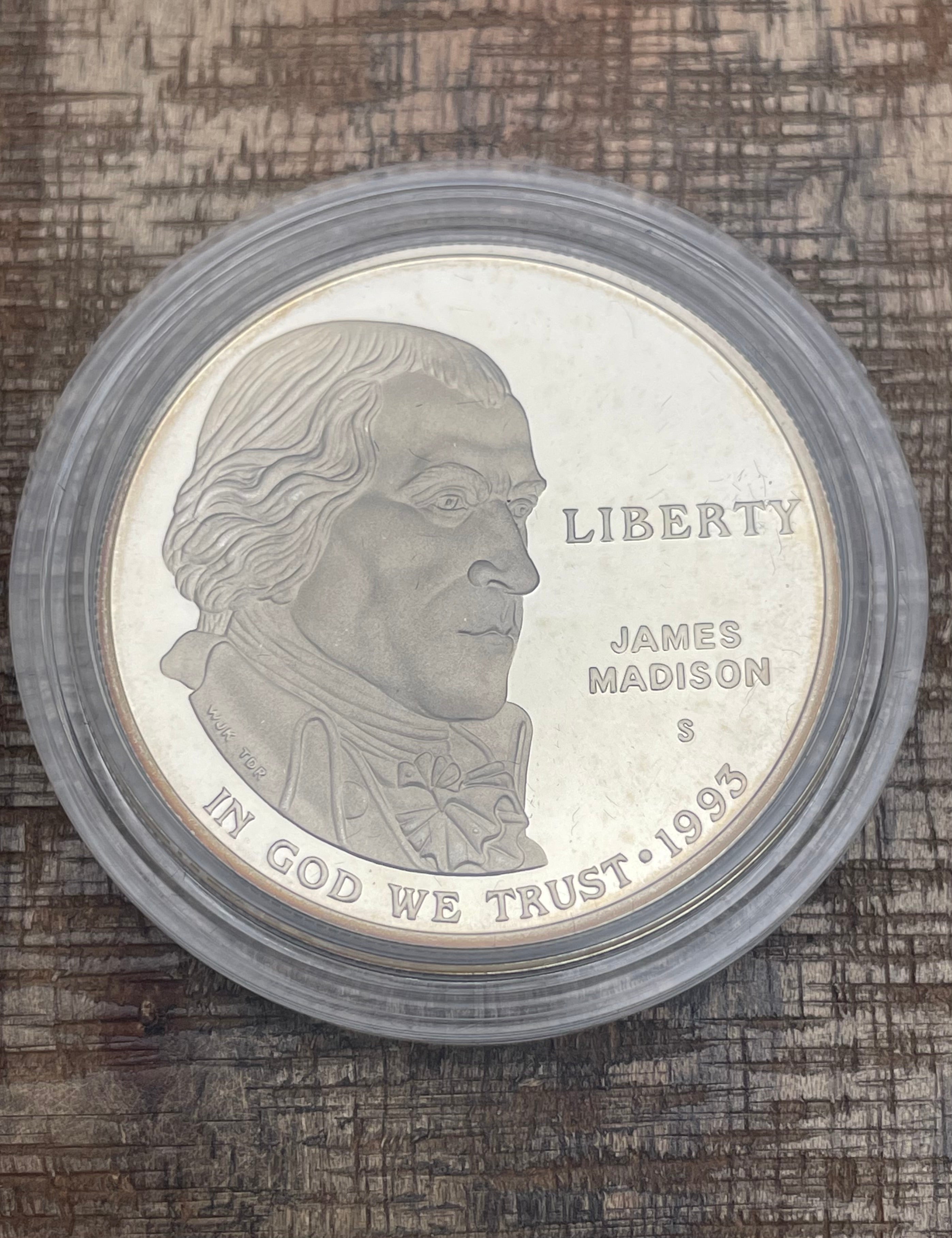 1993 Bill of Rights Commemorative Coins~Silver Dollar Proof Coin ~ No OGP No COA