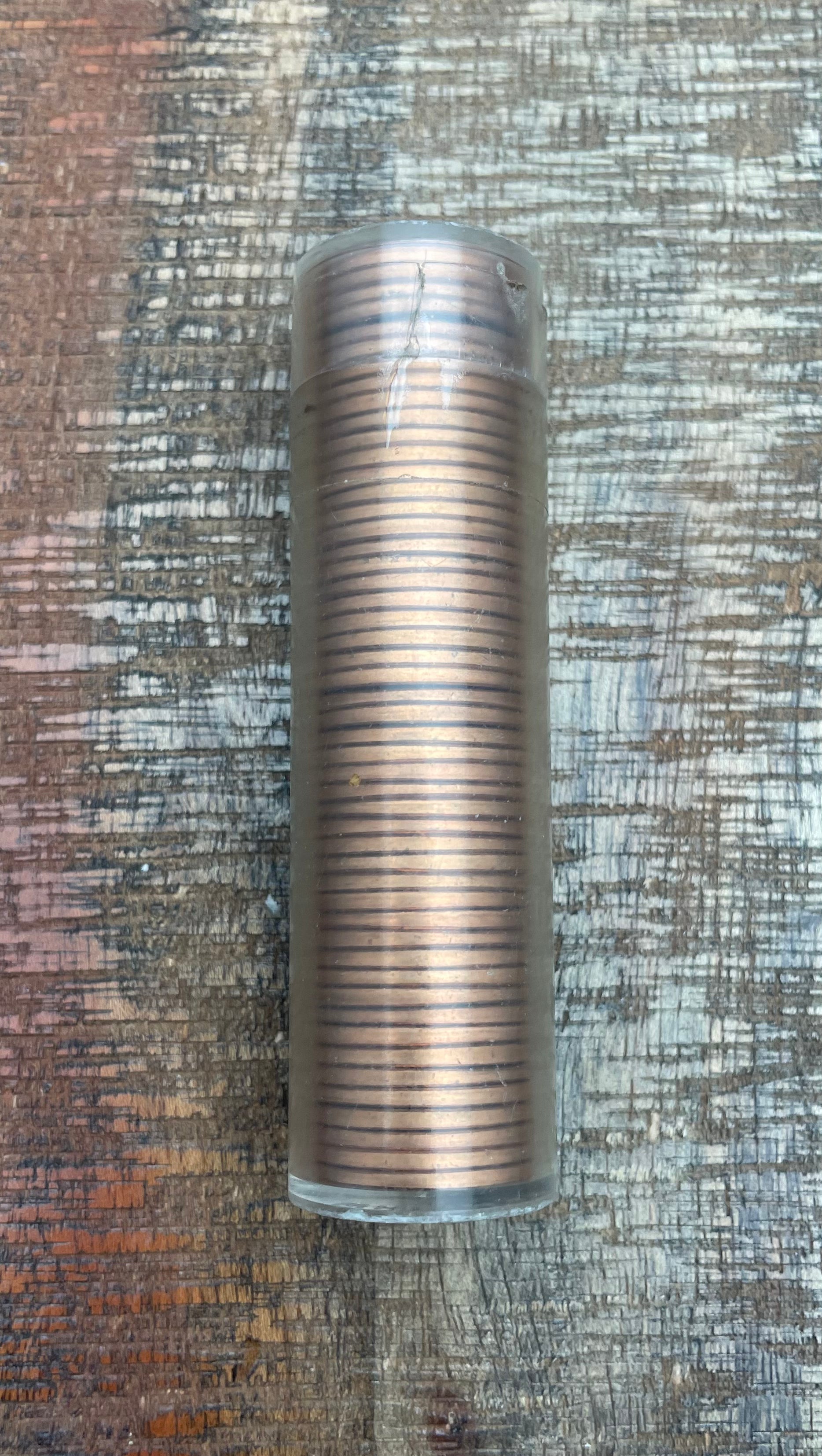 1962-D 1C Uncirculated Lincoln Memorial Cent ~ 1 Roll ~ 50 Coins ~ In Plastic Tube ~ BU