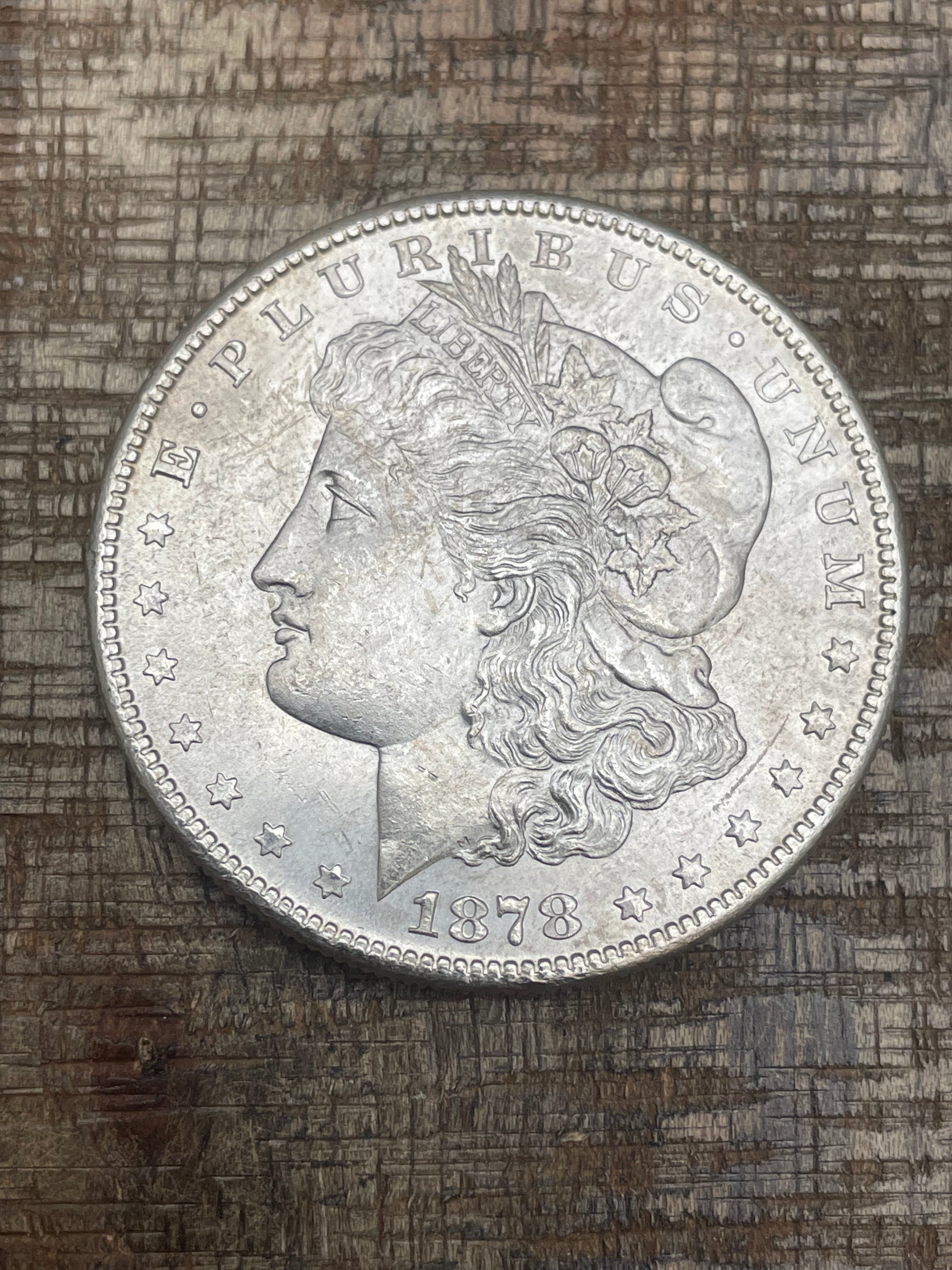 1878-S $1 US Morgan Silver Dollar