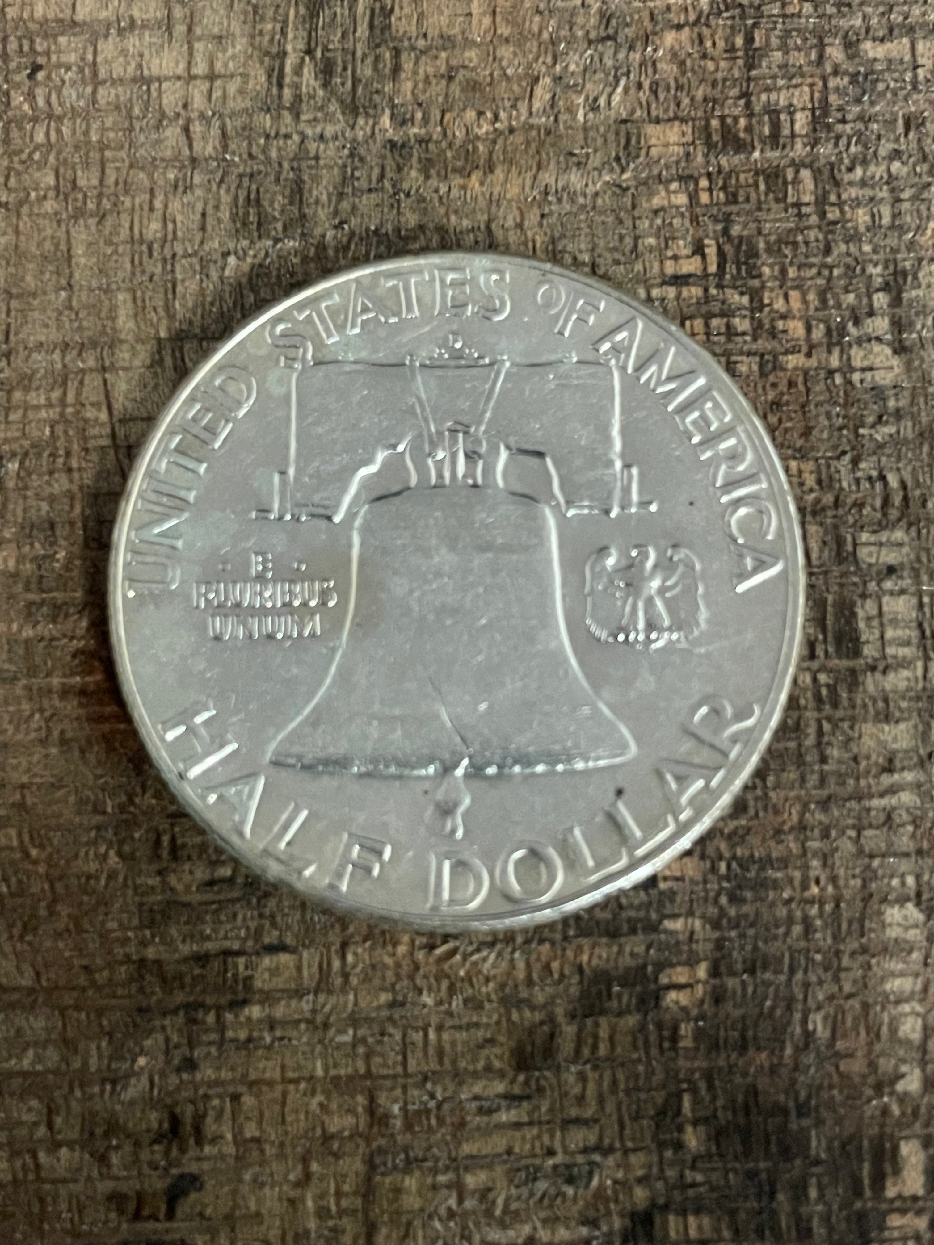 1963-D 50C US Franklin Half Dollar