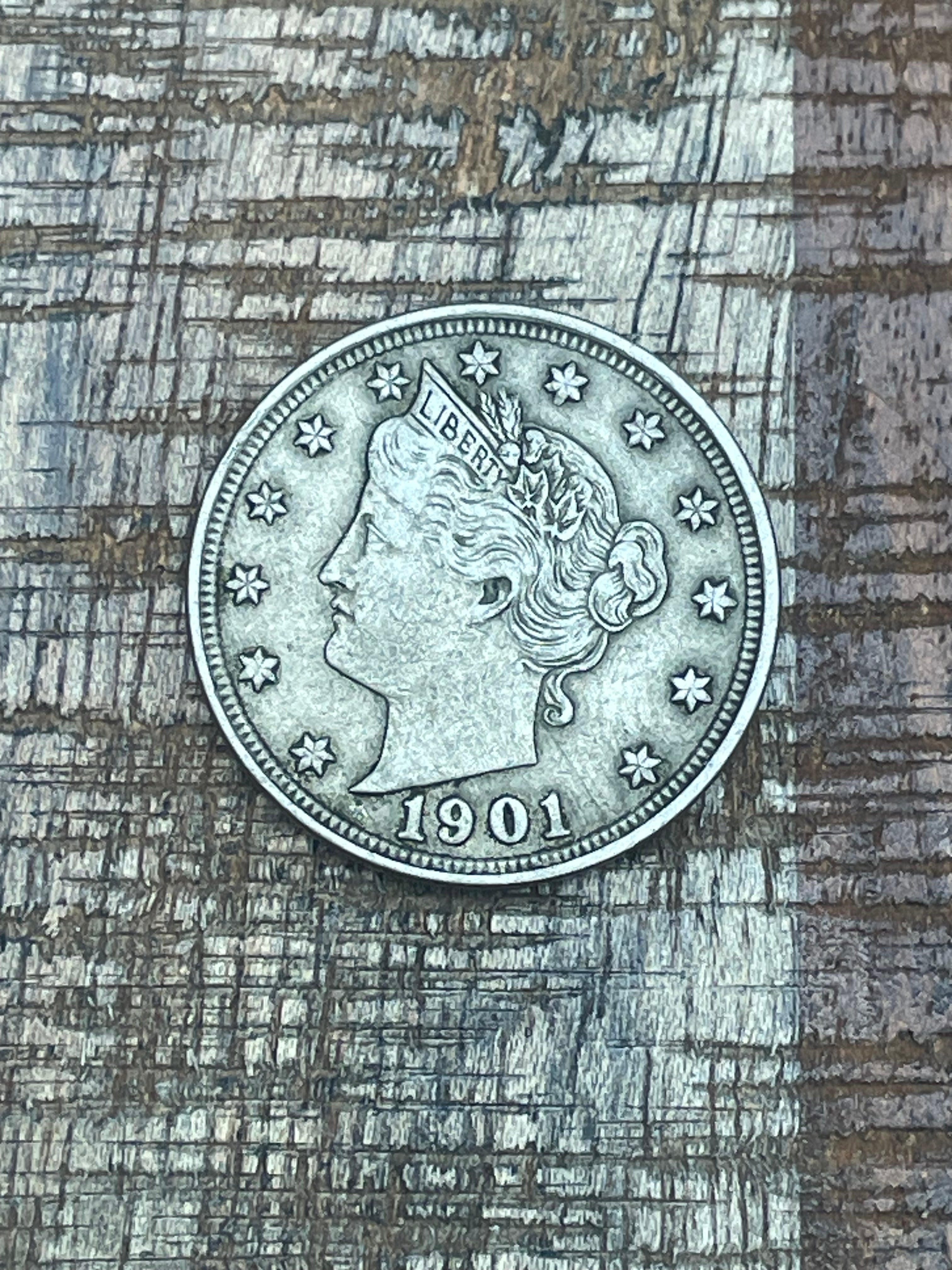 1901 5C Liberty Head Nickel
