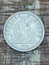 1862 25c US Seated Liberty Quarter