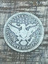 1893 25C US Barber Quarter Dollar