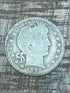 1898 25C US Barber Quarter Dollar