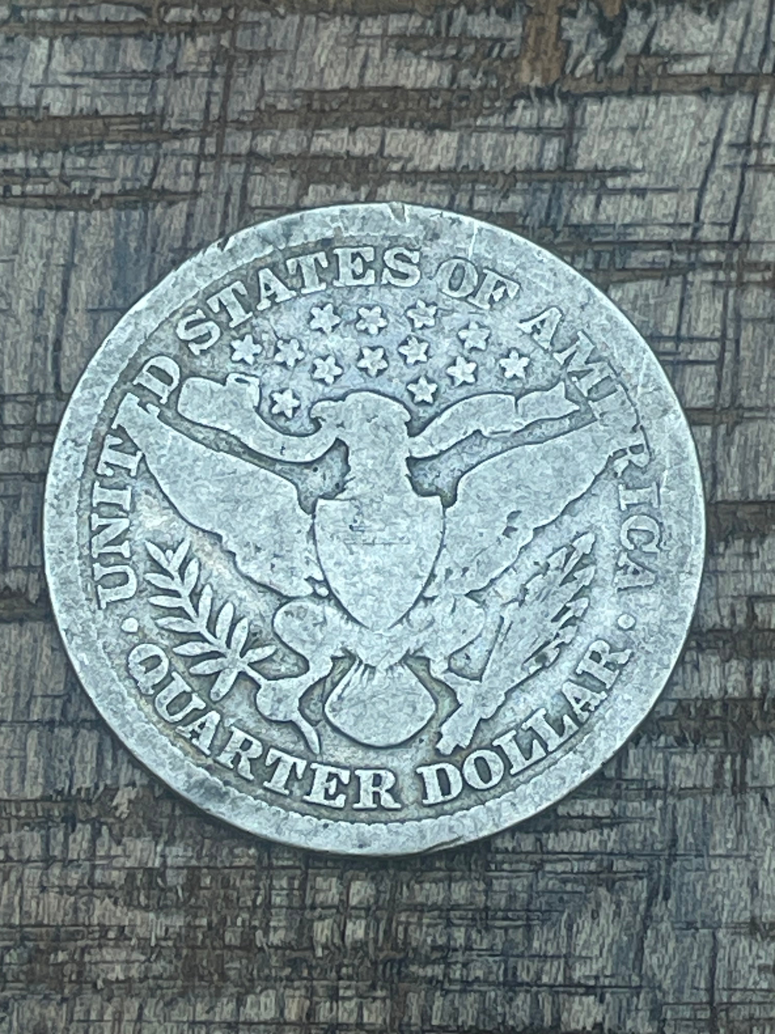 1899 25C US Barber Quarter Dollar