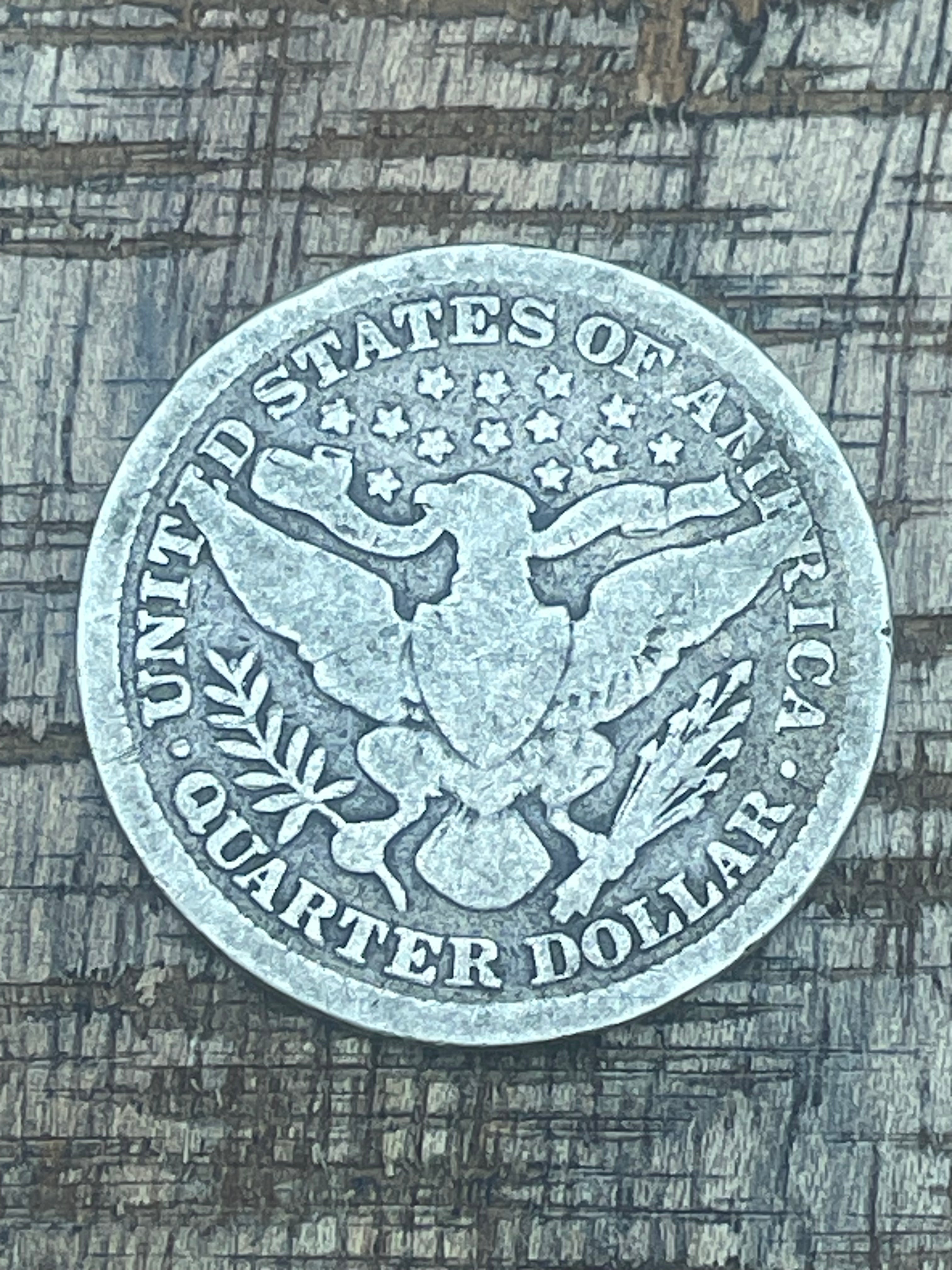 1899 25C US Barber Quarter Dollar