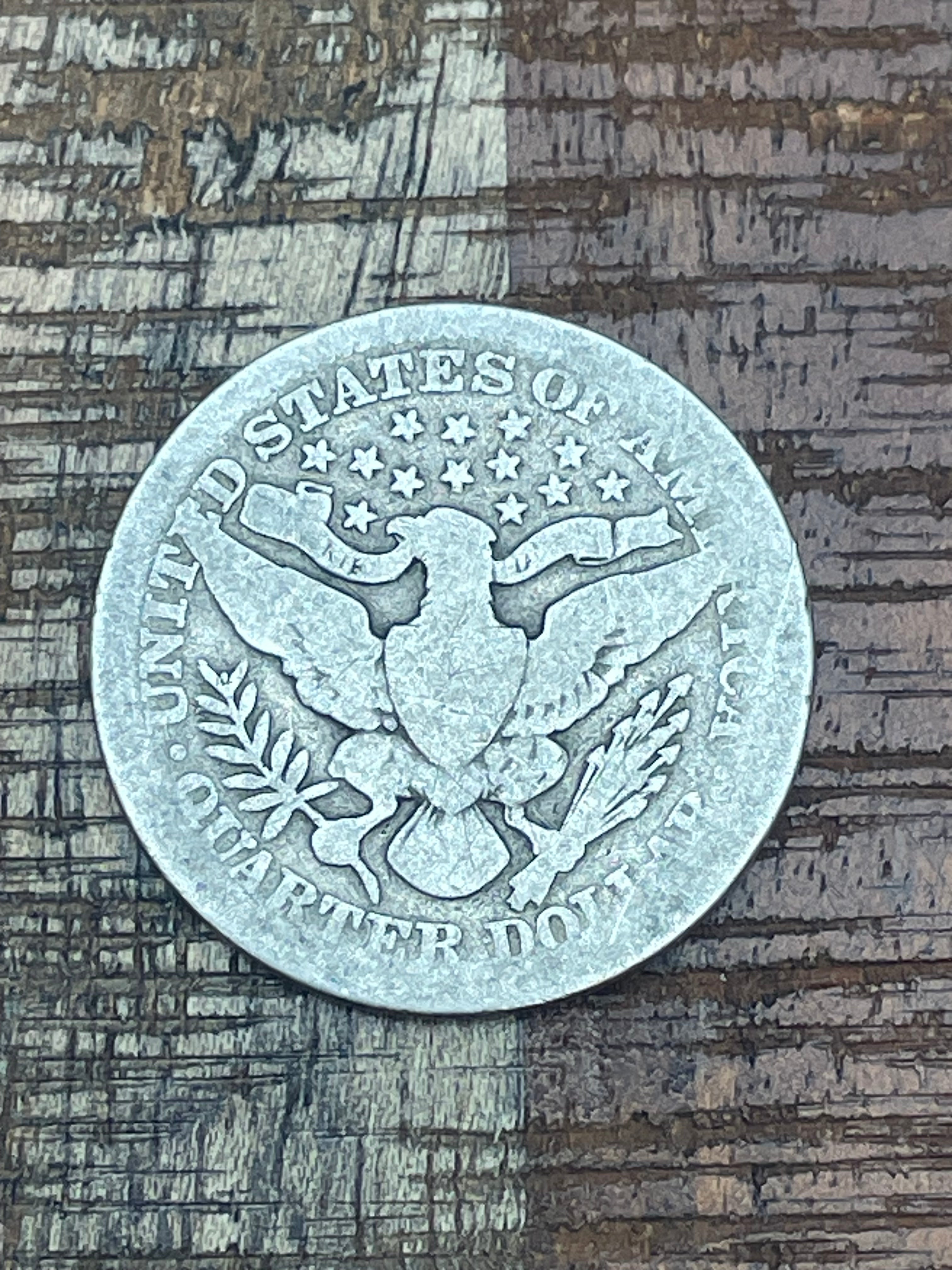 1904 25C US Barber Quarter Dollar