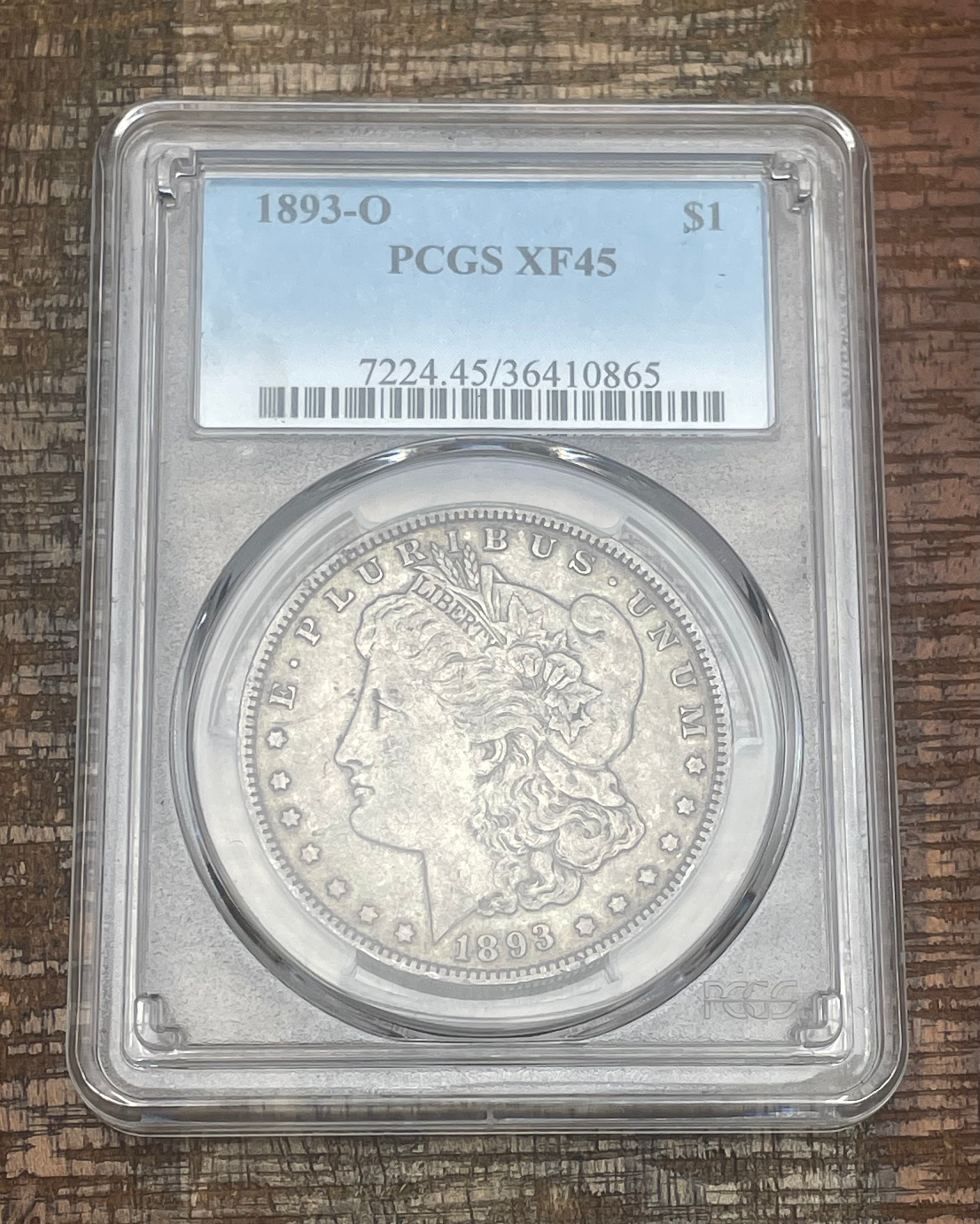 1893-O $1 US Morgan Silver Dollar ~ PCGS XF45