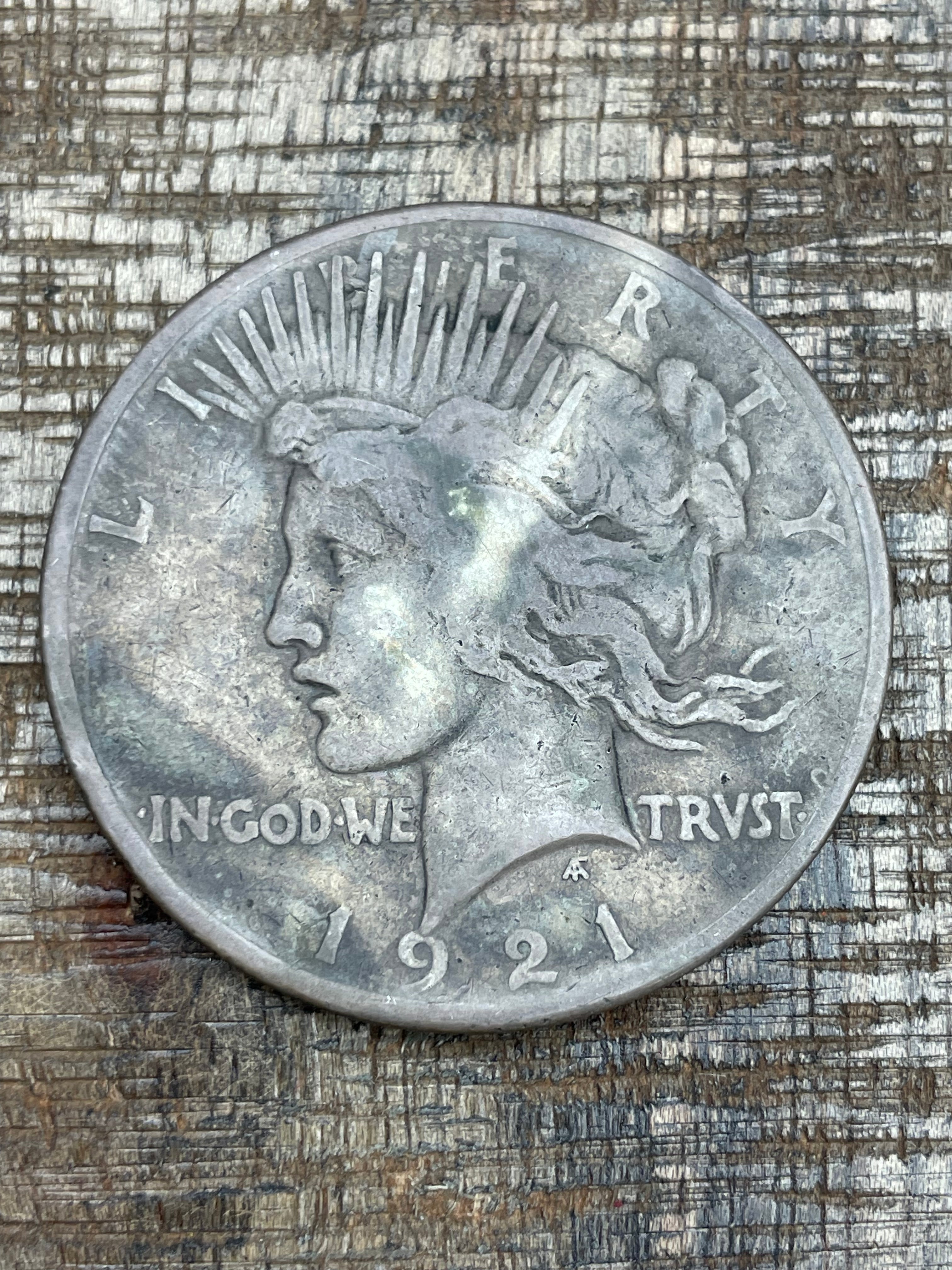 1921 US $1 Silver Peace Dollar Key Date