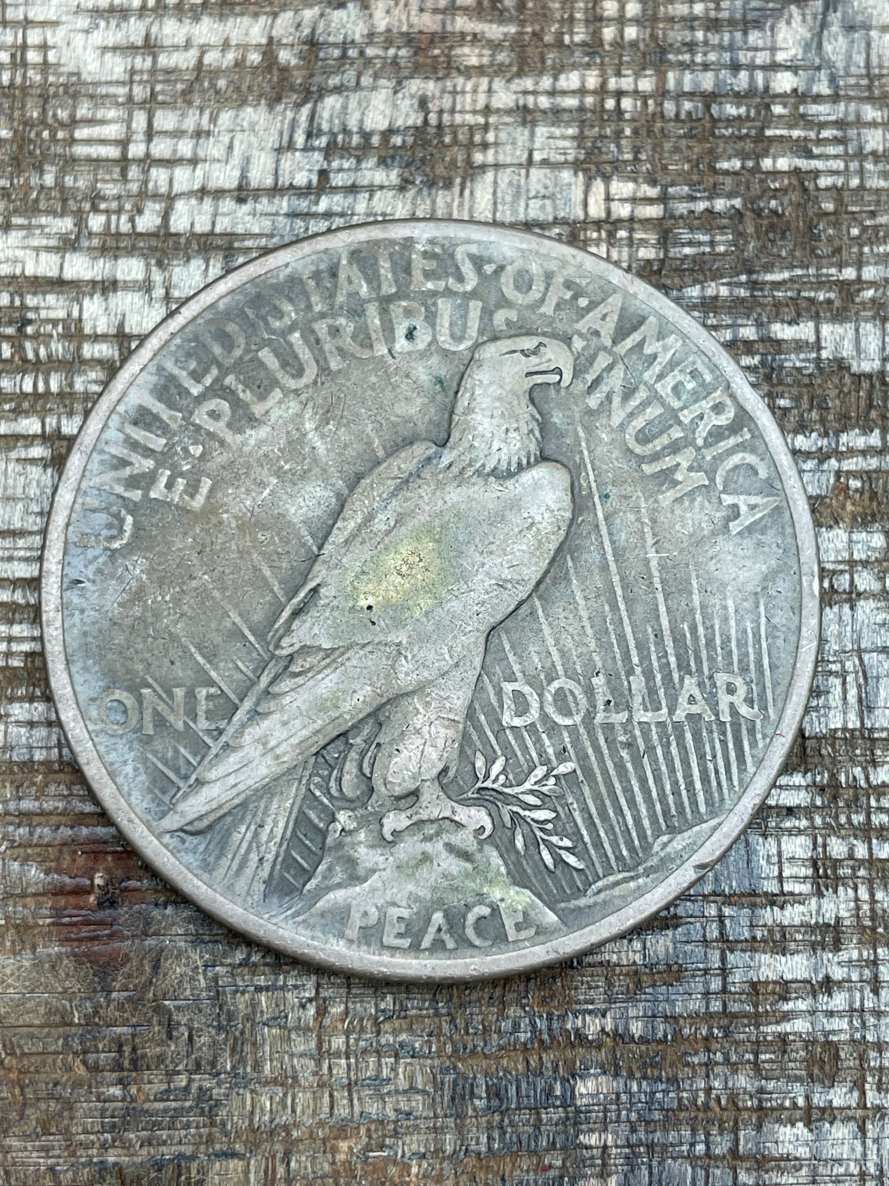 1921 US $1 Silver Peace Dollar Key Date