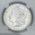 1889 $1 US Morgan Silver Dollar ~ Top-100 ~ VAM-22 BAR WING ~ NGC AU Details - Cleaned
