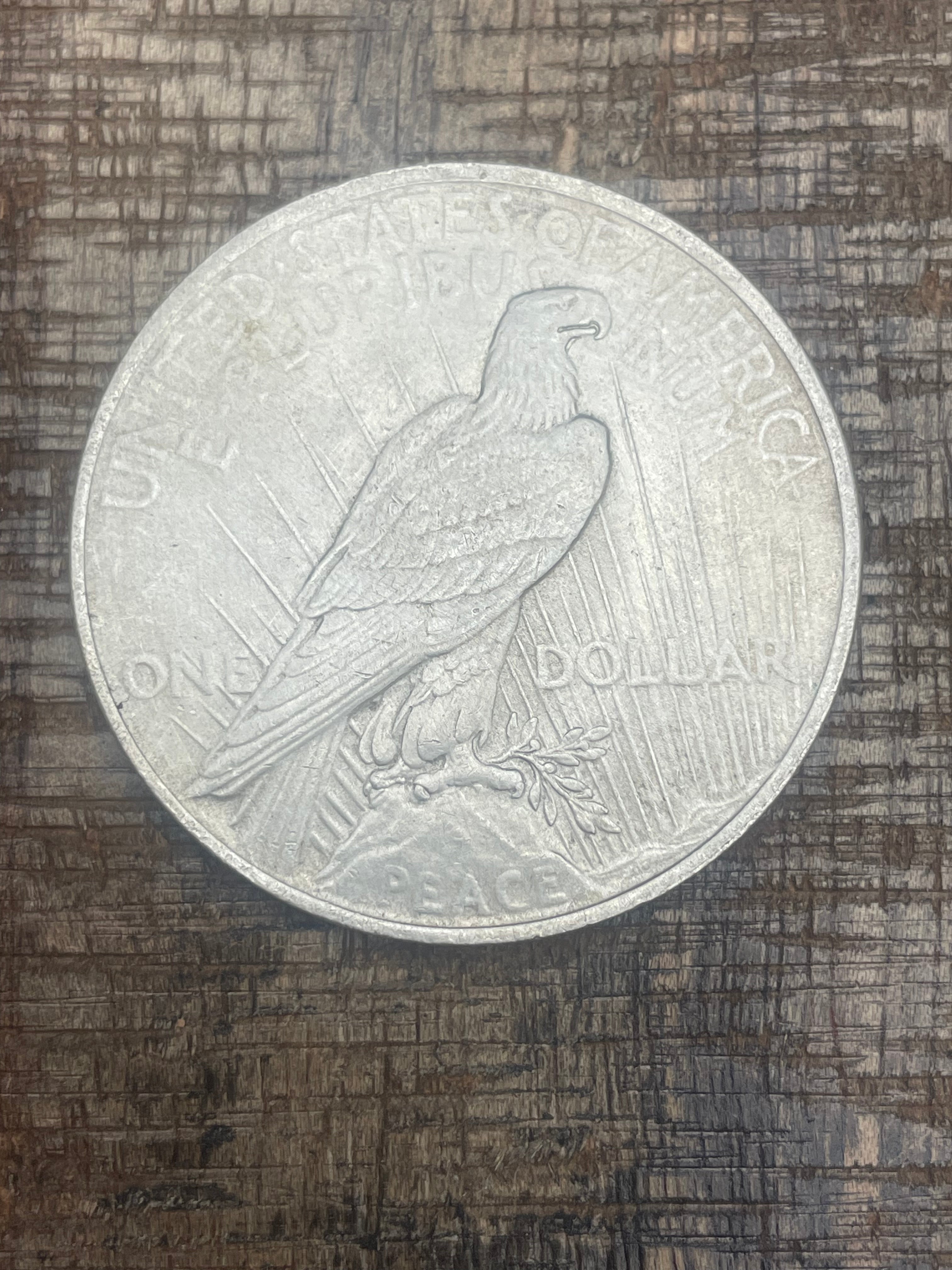 1922 $1 US Silver Peace Dollar