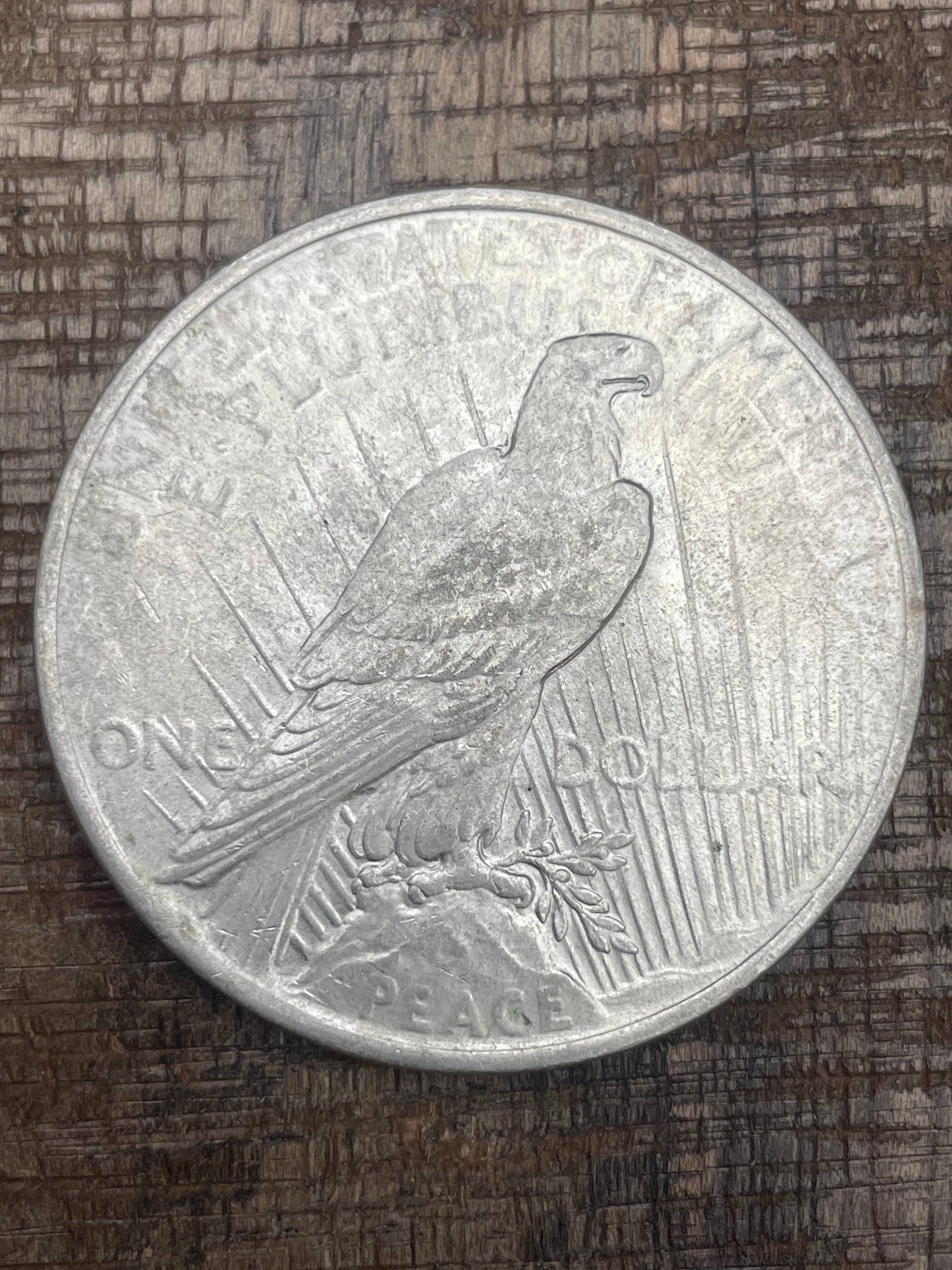 1923 $1 US Silver Peace Dollar