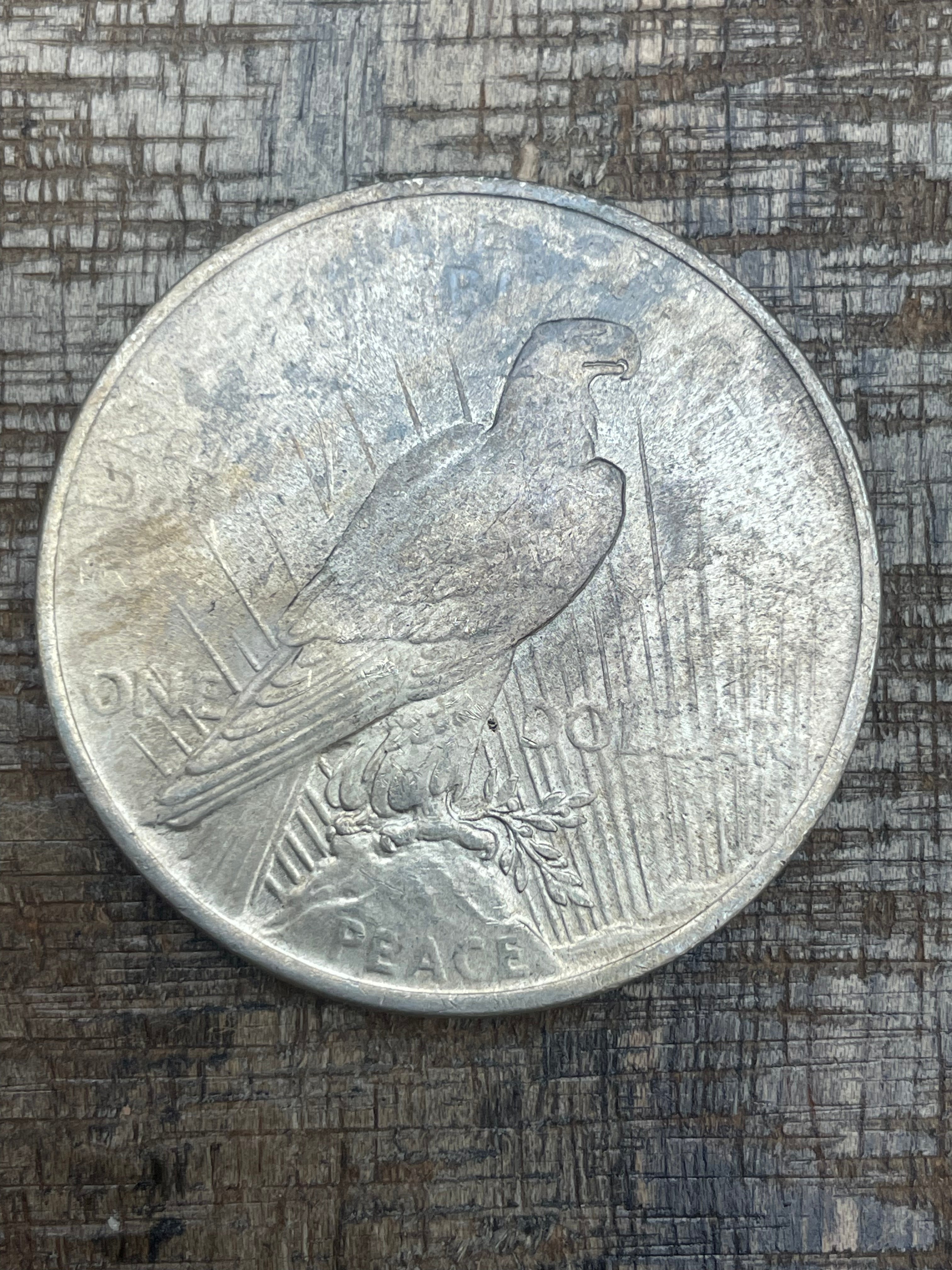 1923 $1 US Silver Peace Dollar